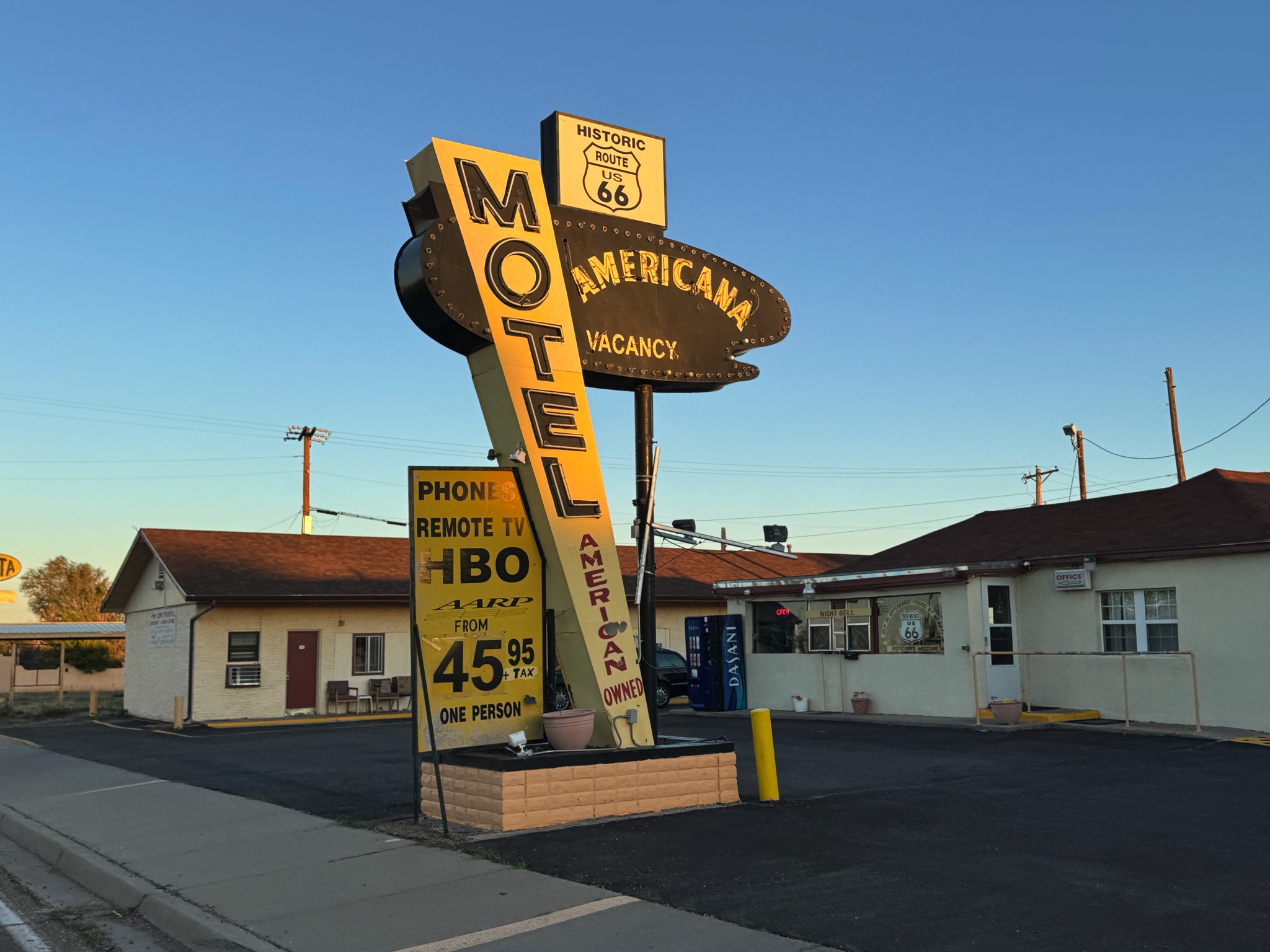Route 66 in Tucumcari, New Mexico