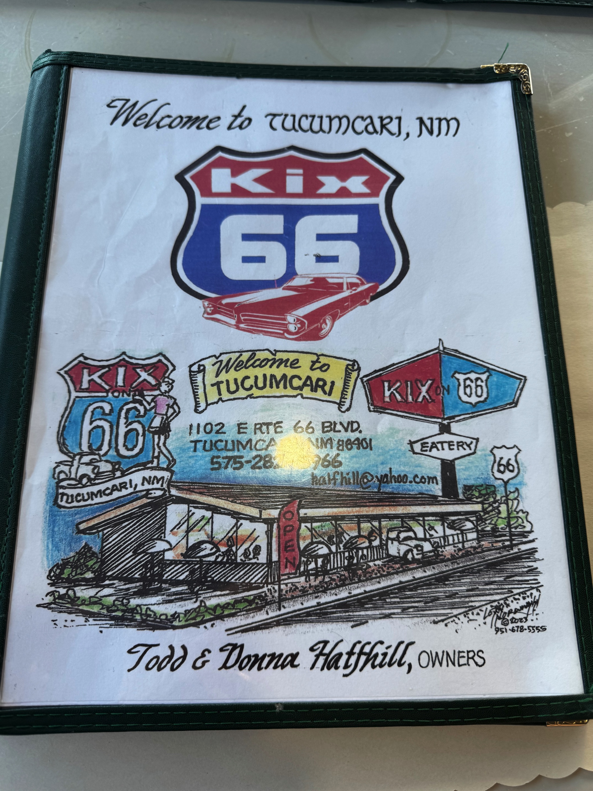 Route 66 in Tucumcari, New Mexico