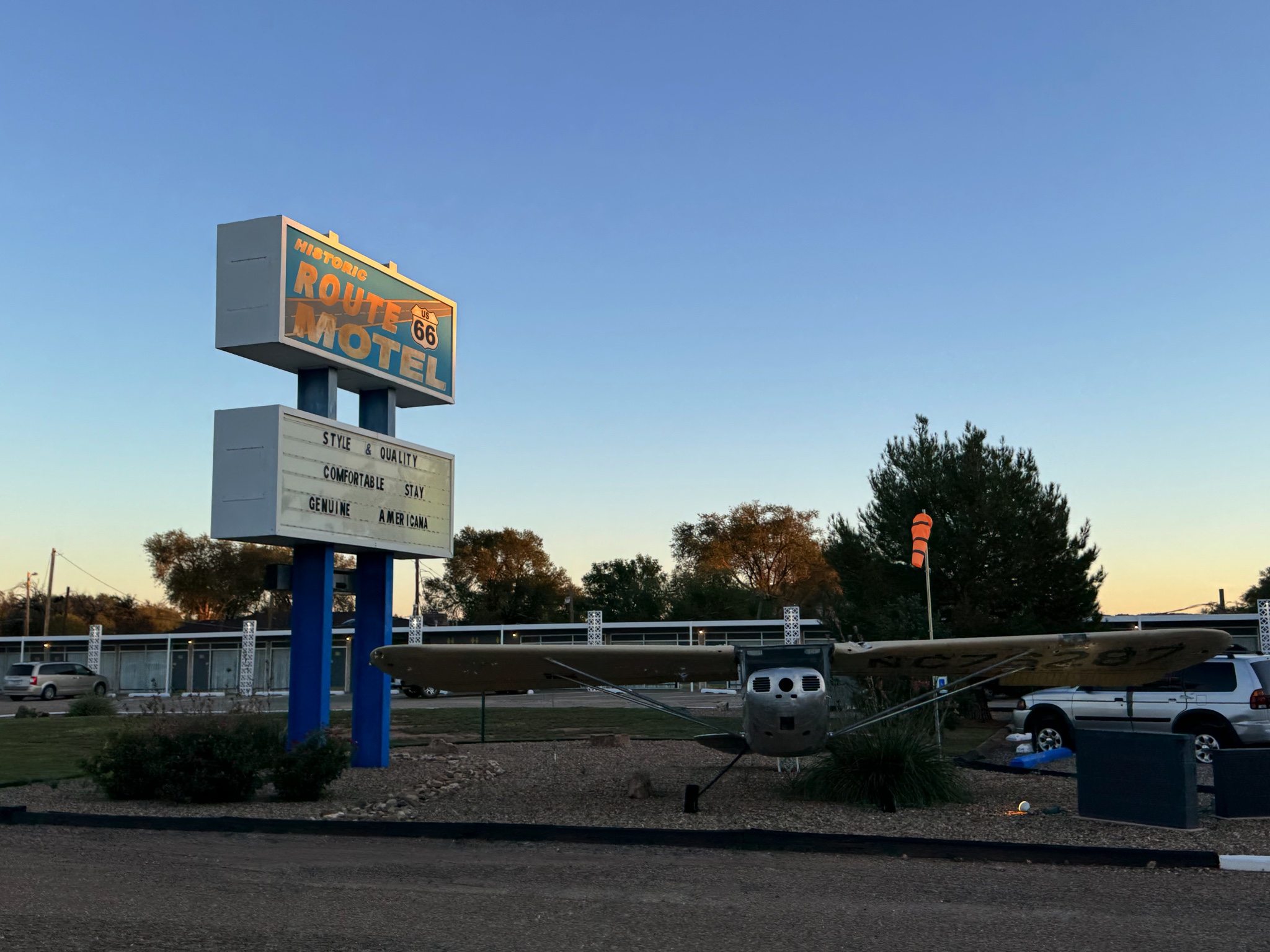 Route 66 in Tucumcari, New Mexico