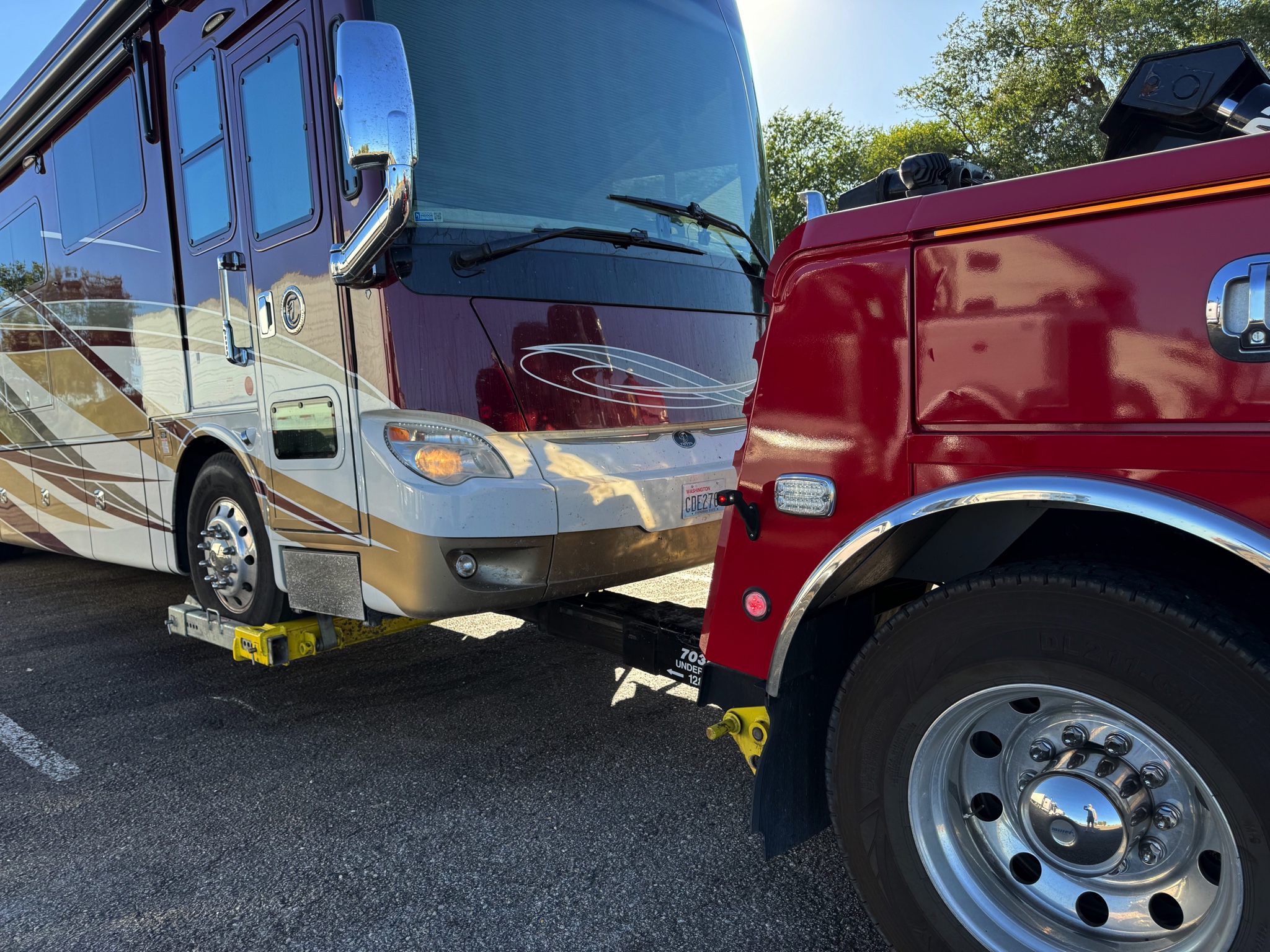 Towed from Santa Rosa to Moriarty, New Mexico