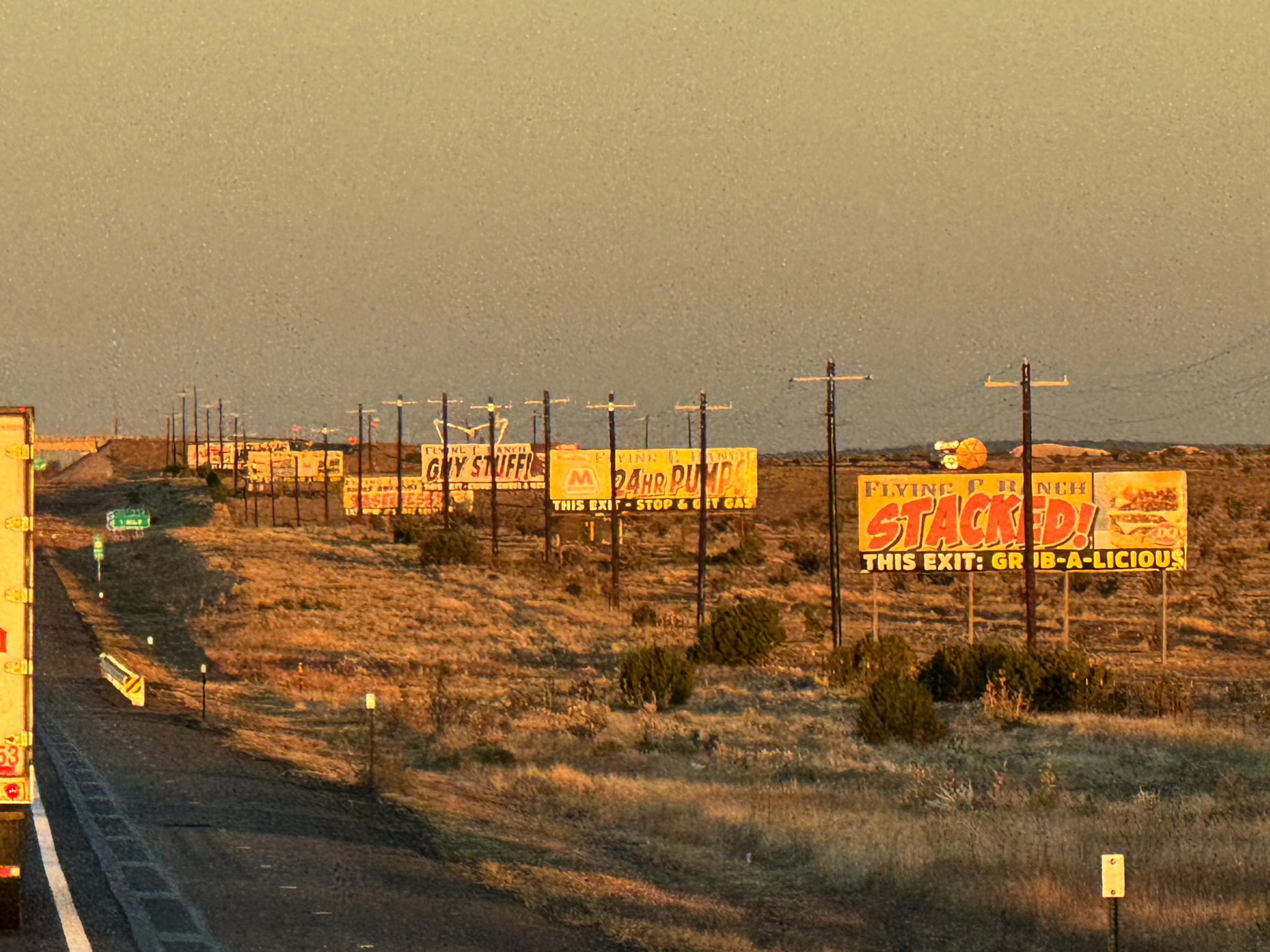 Travel from Moriarty to Tucumcari, New Mexico