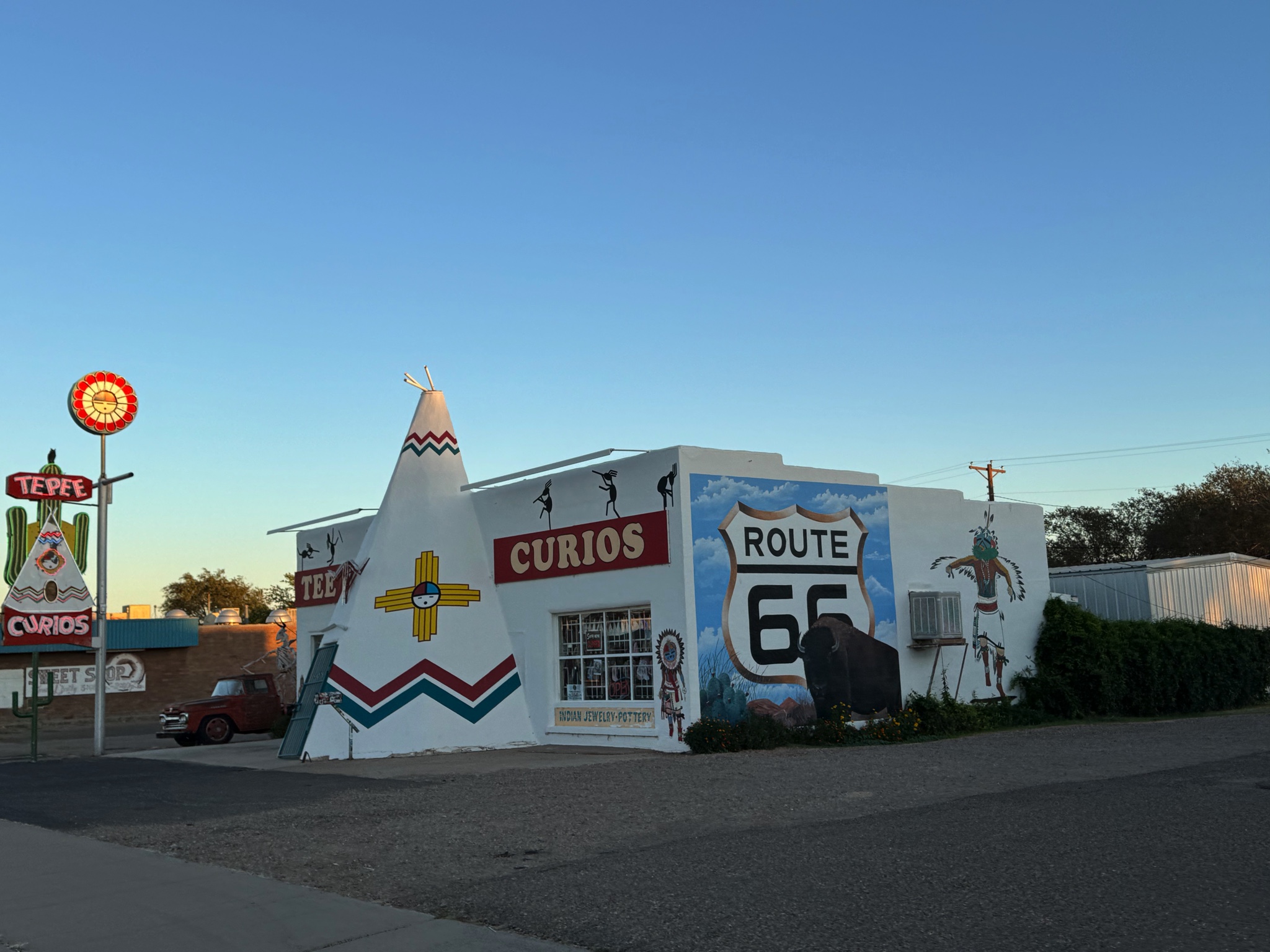 Route 66 in Tucumcari, New Mexico