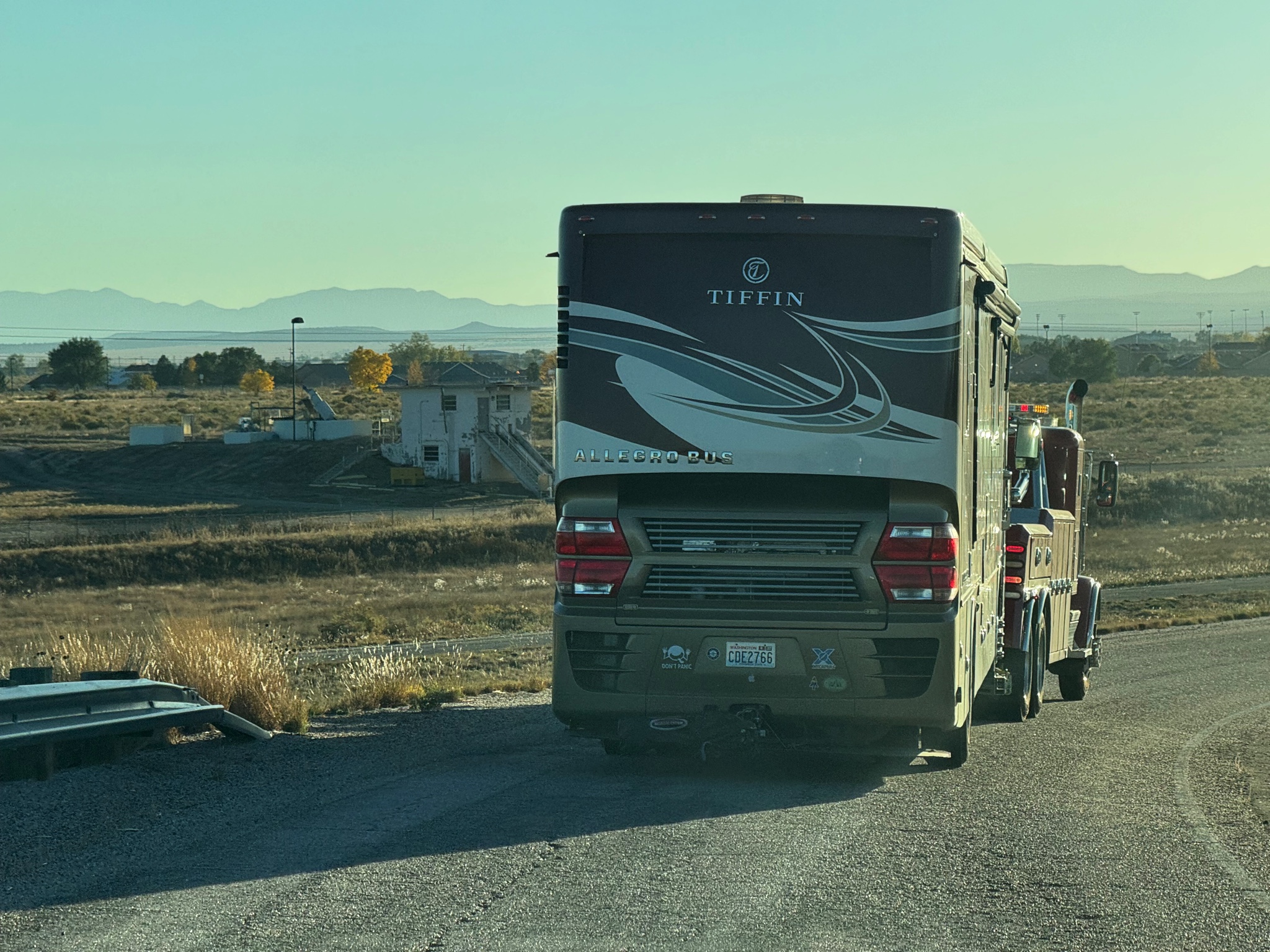 Towed from Santa Rosa to Moriarty, New Mexico