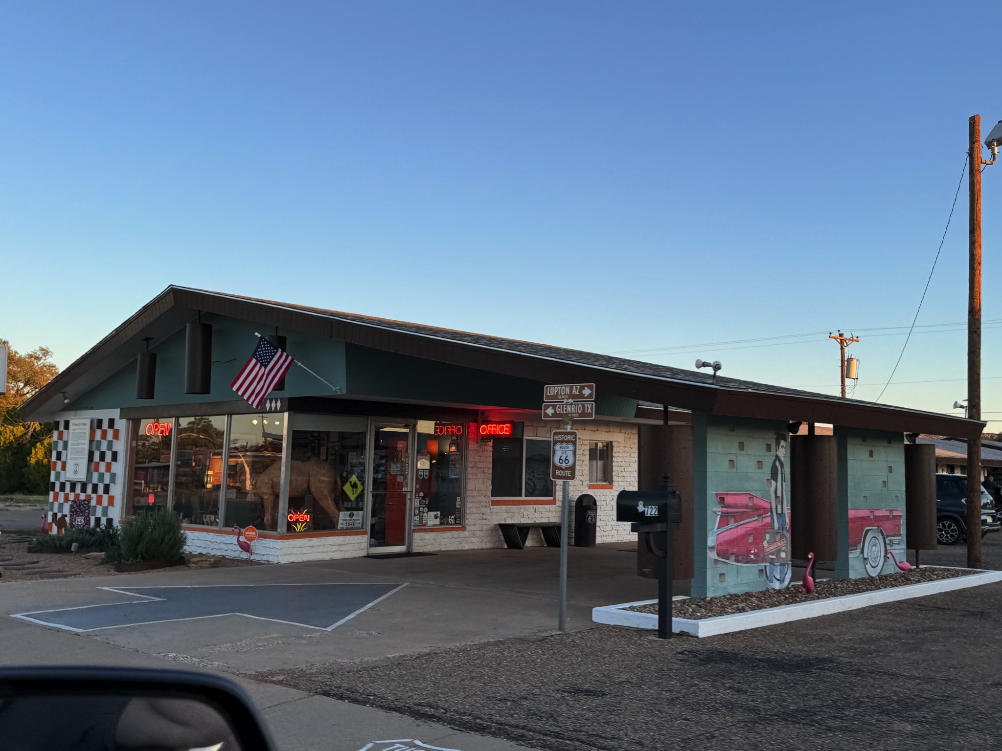 Route 66 in Tucumcari, New Mexico