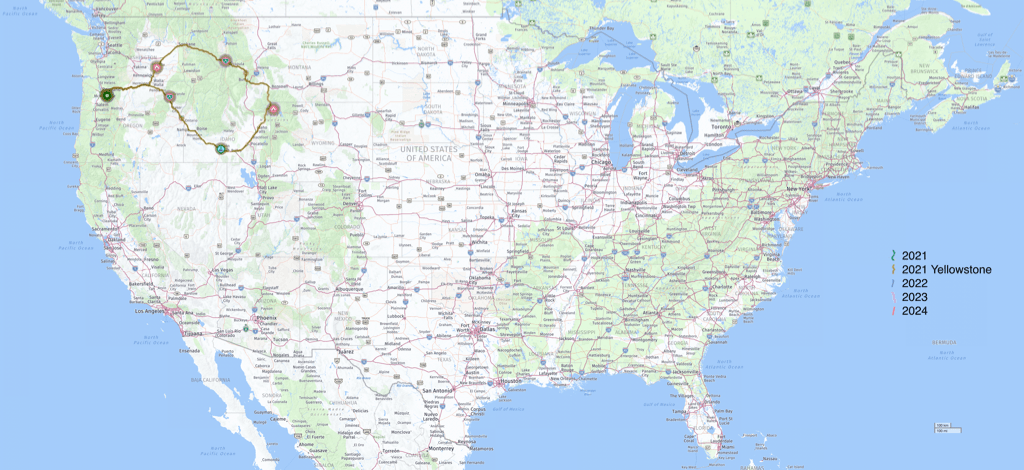 2021 to 2024 maps