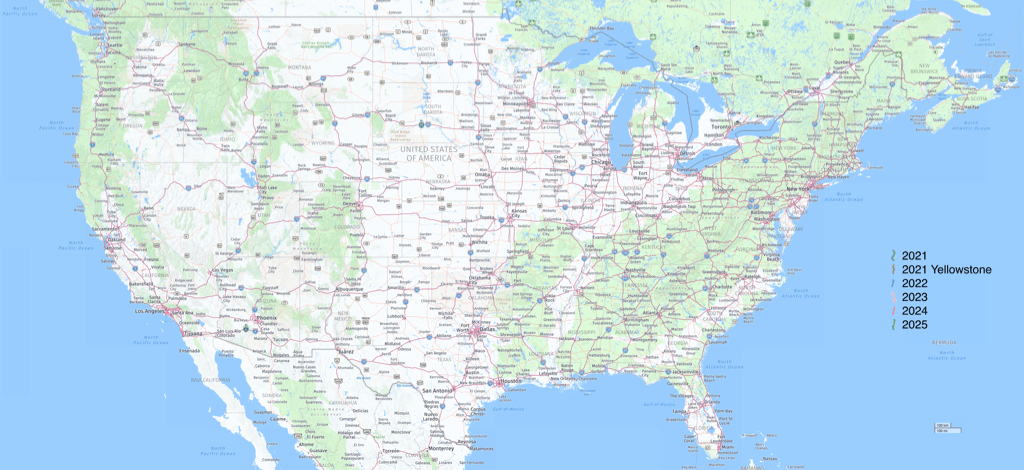 2021 to 2025 maps