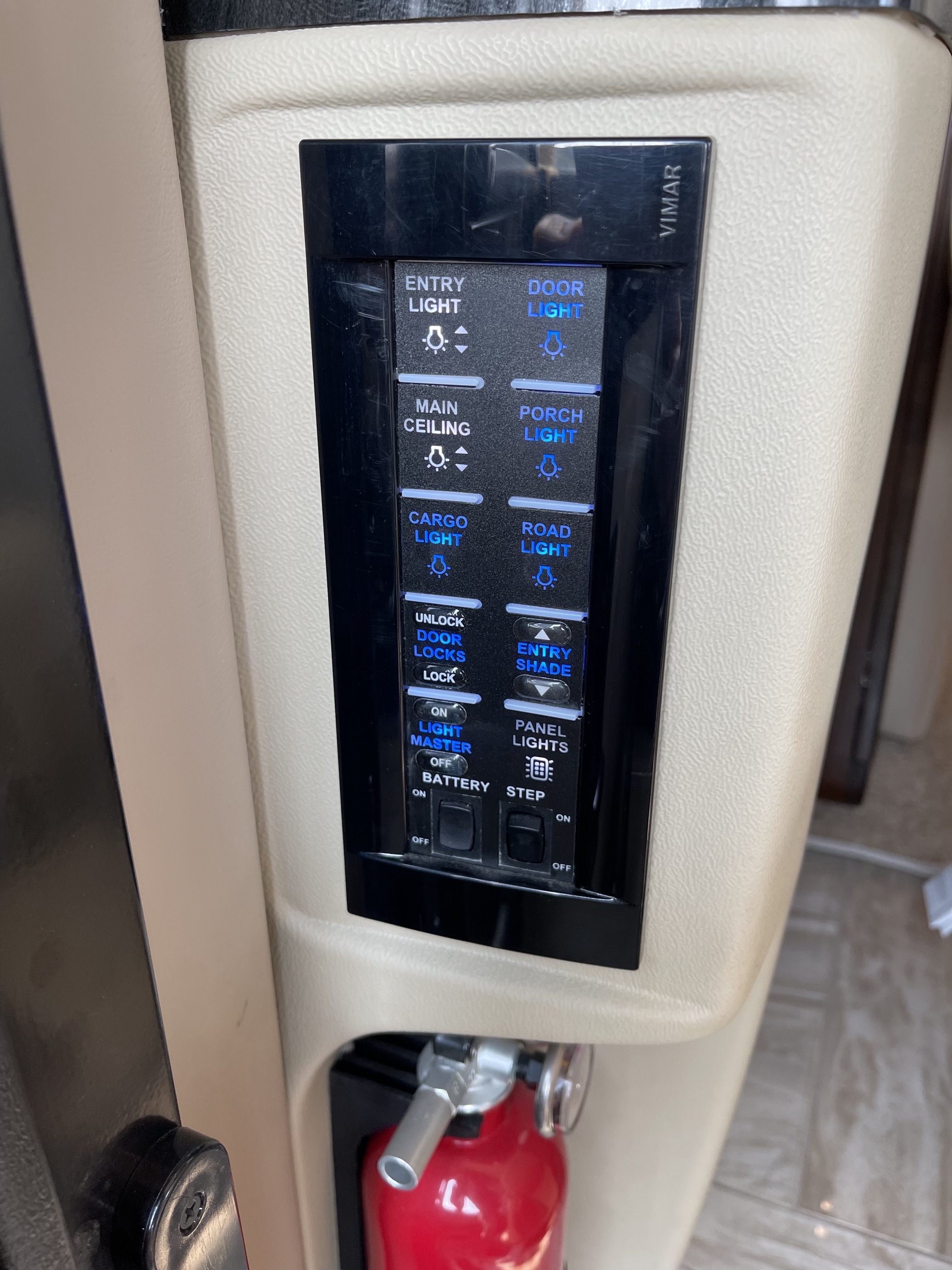 Entry control panel
