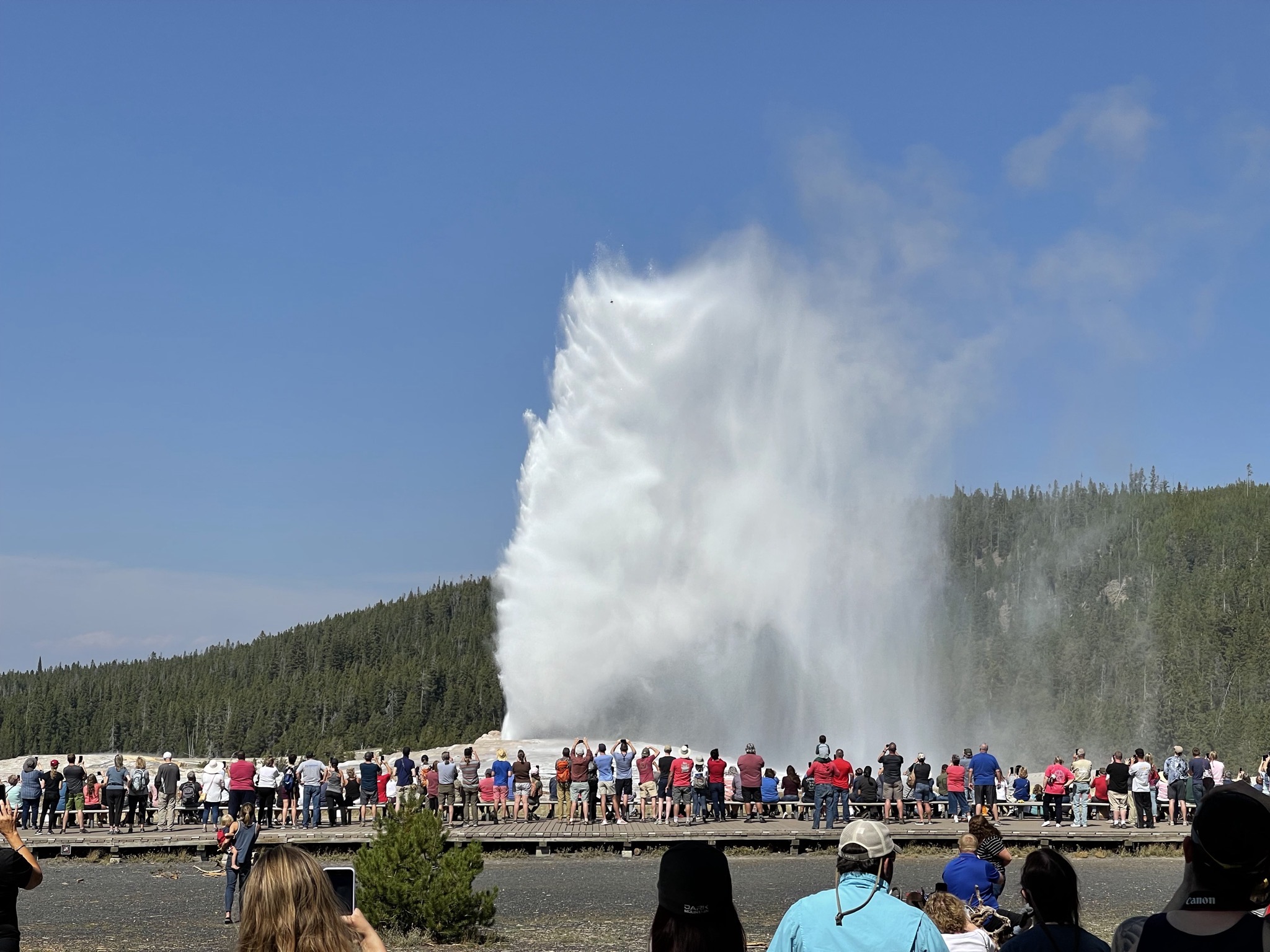 Old Faithful geyser