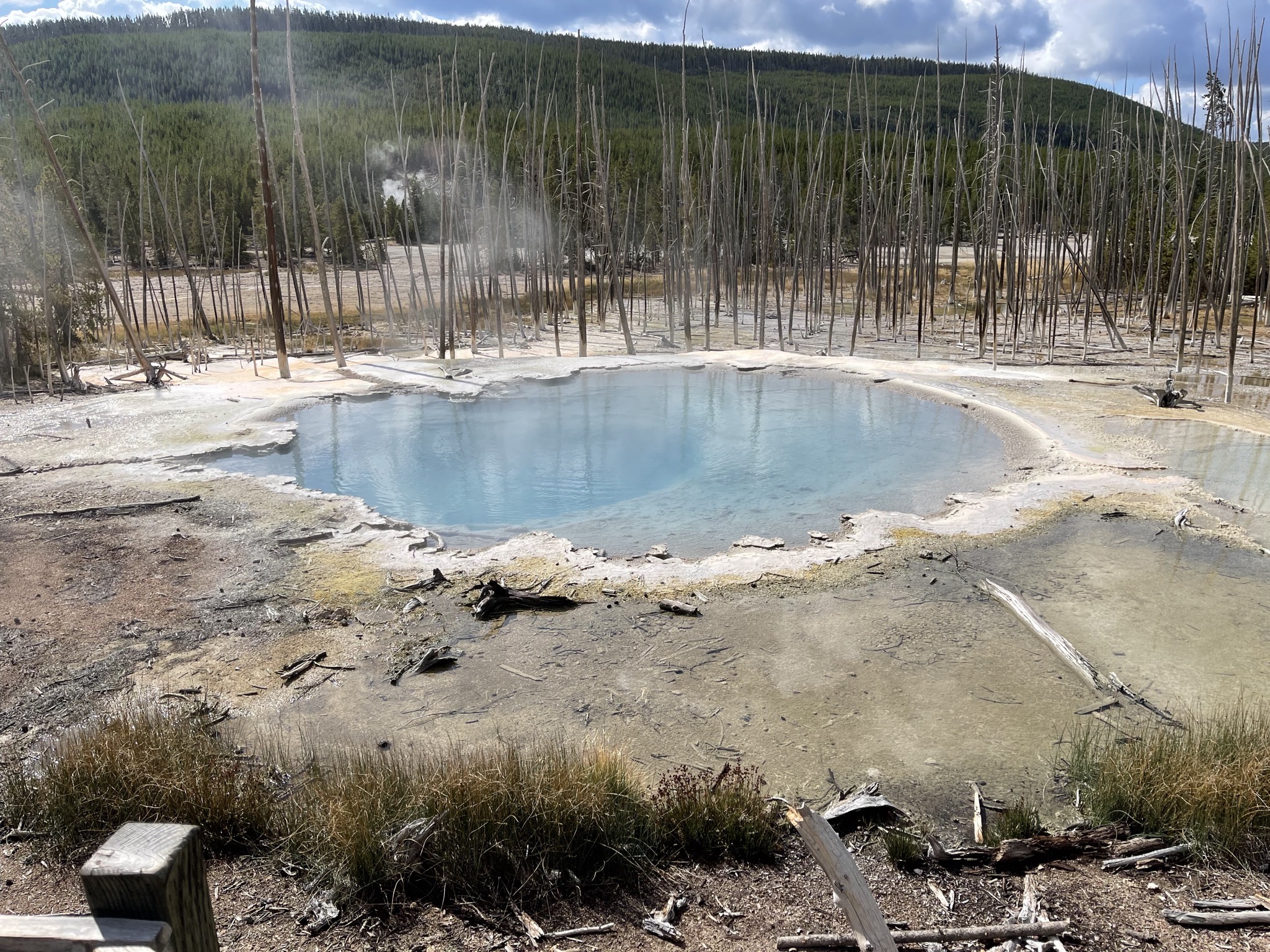 Blue thermal pool