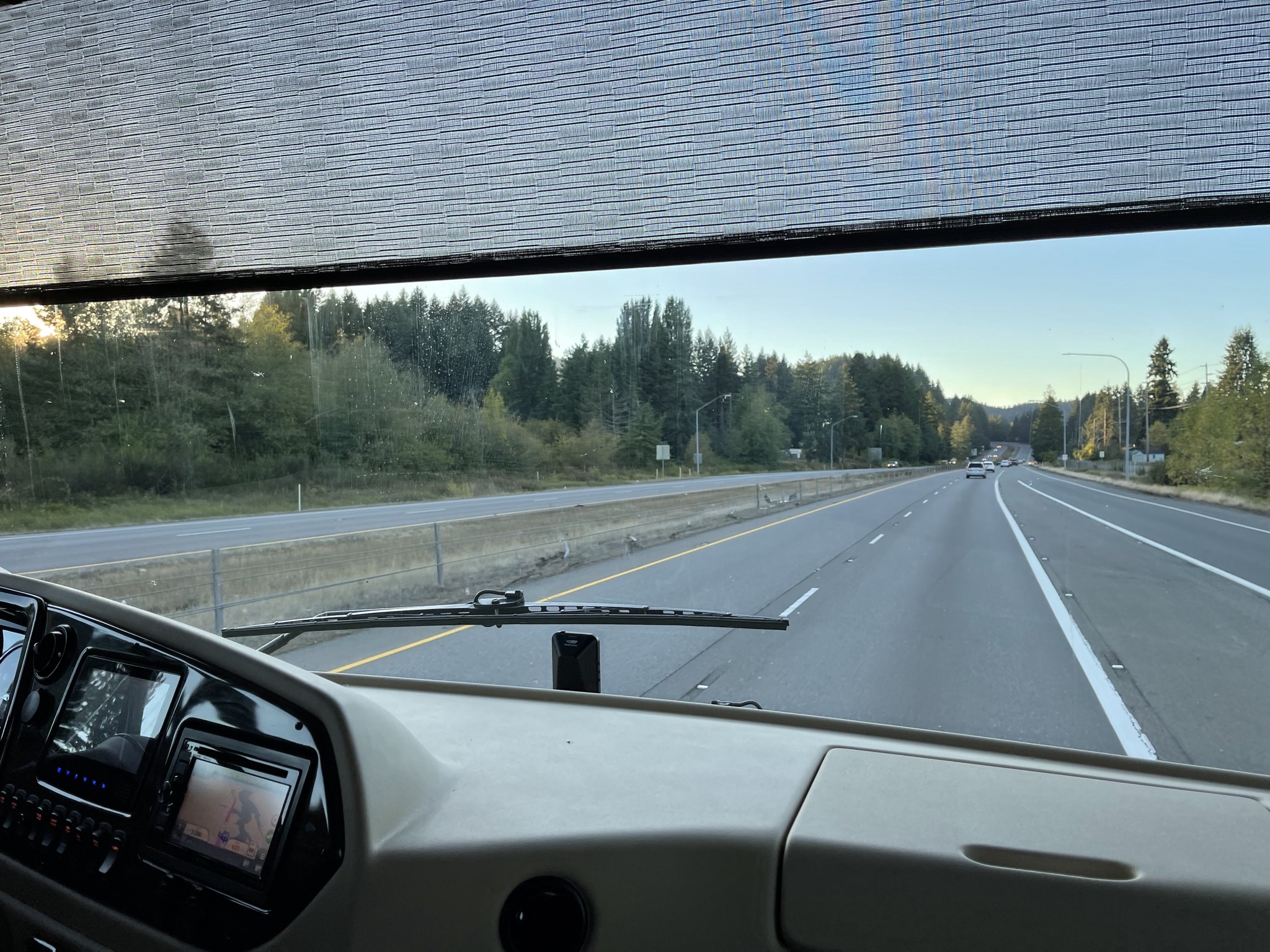 Sunset driving