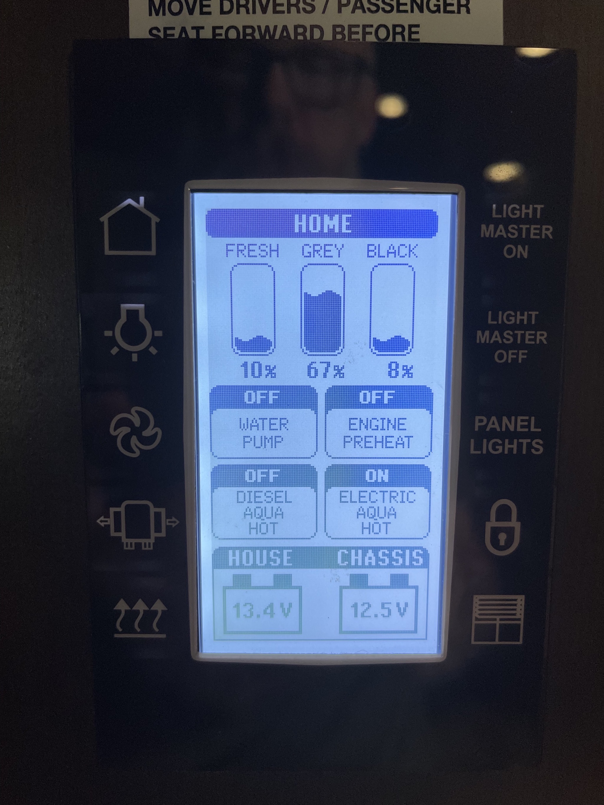 Old control panel