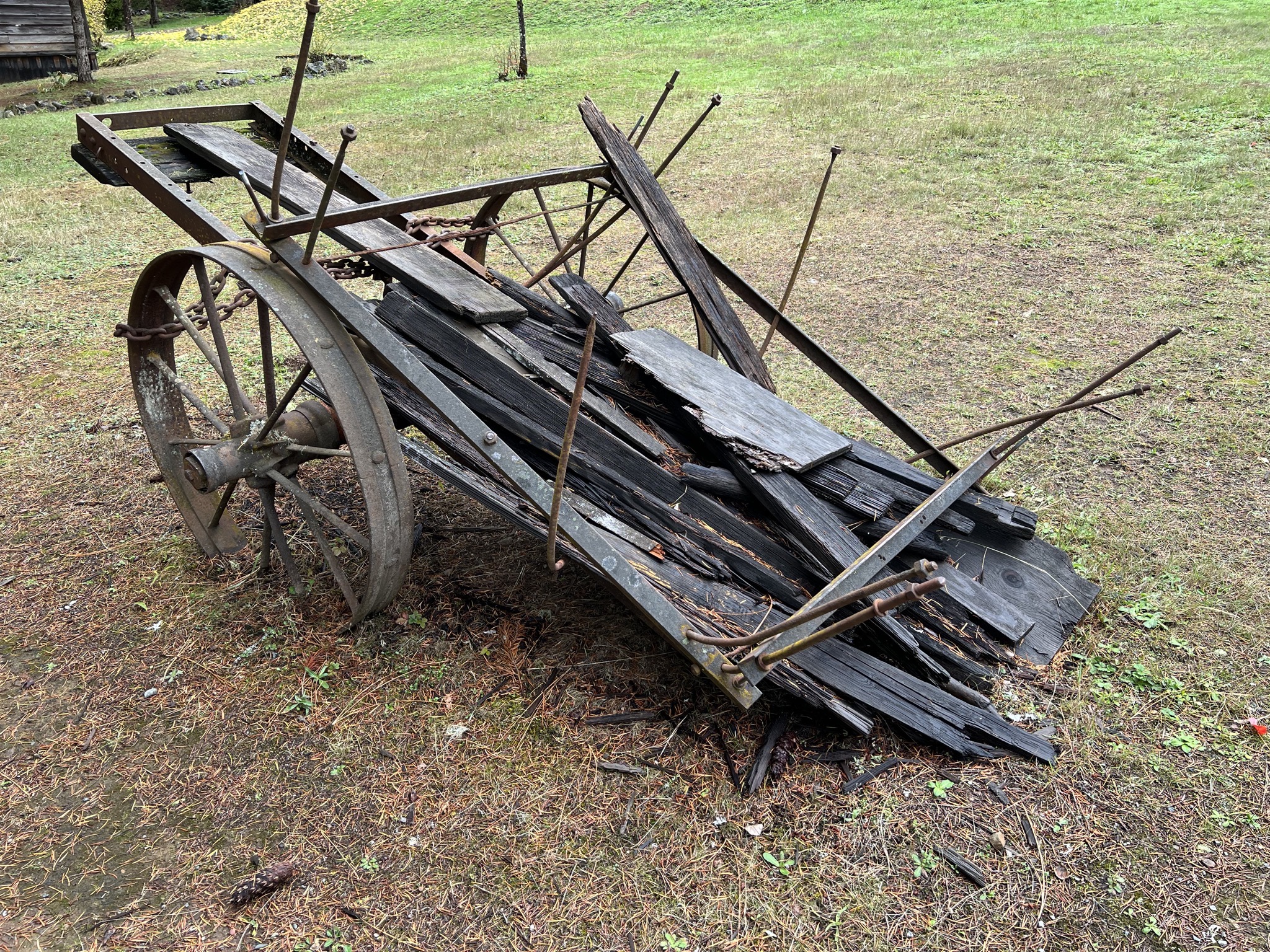 Metalic remains