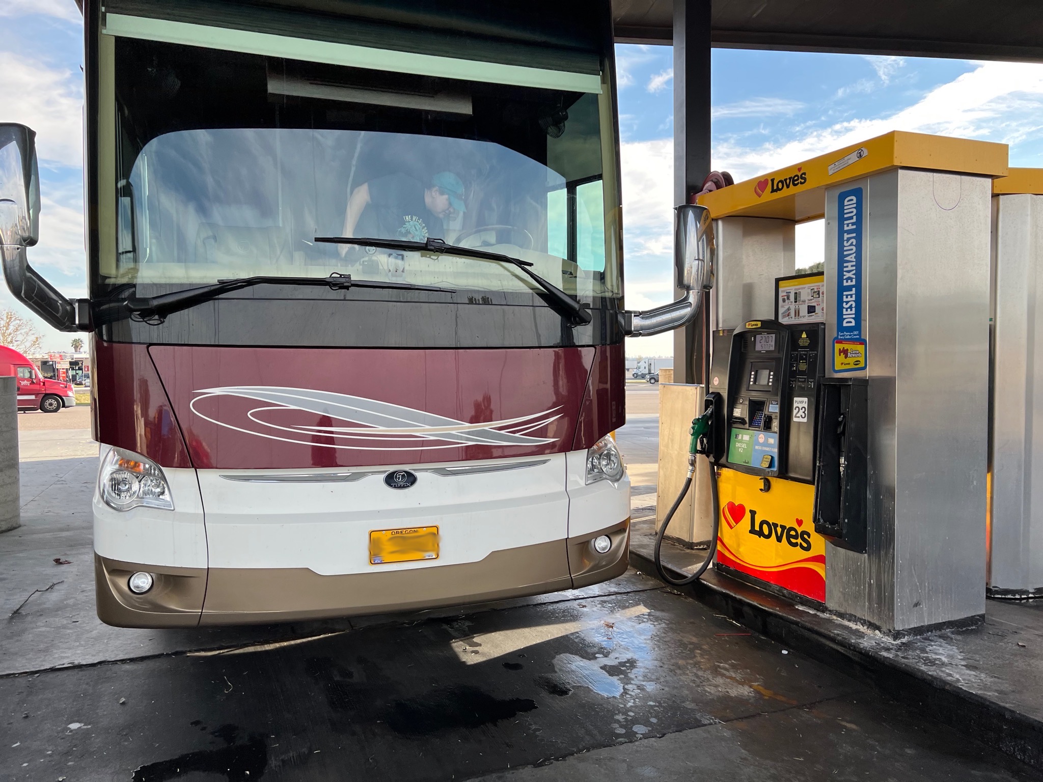 Fuel stop