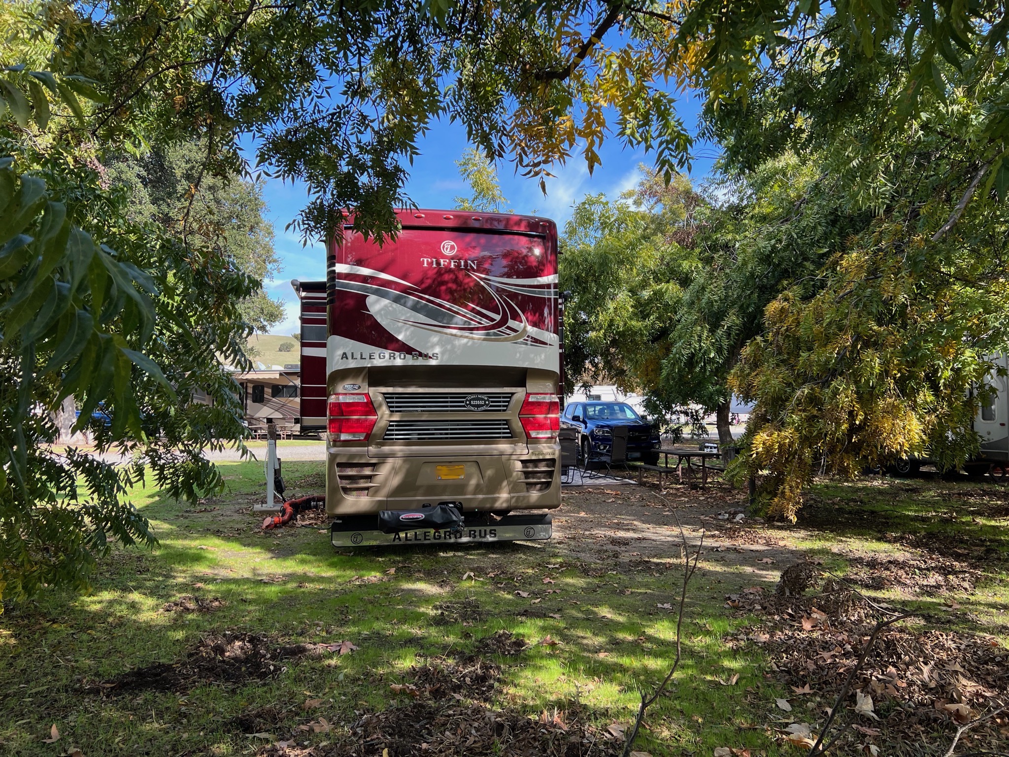 View from back of site