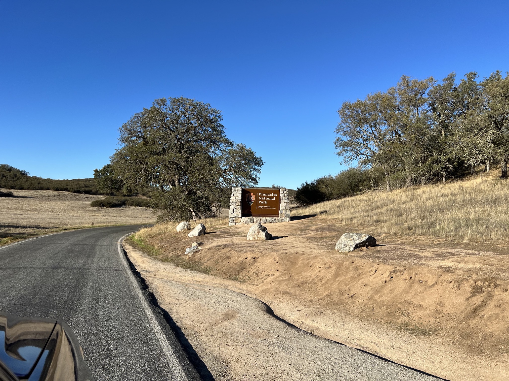 Pinnacles National Park entrance