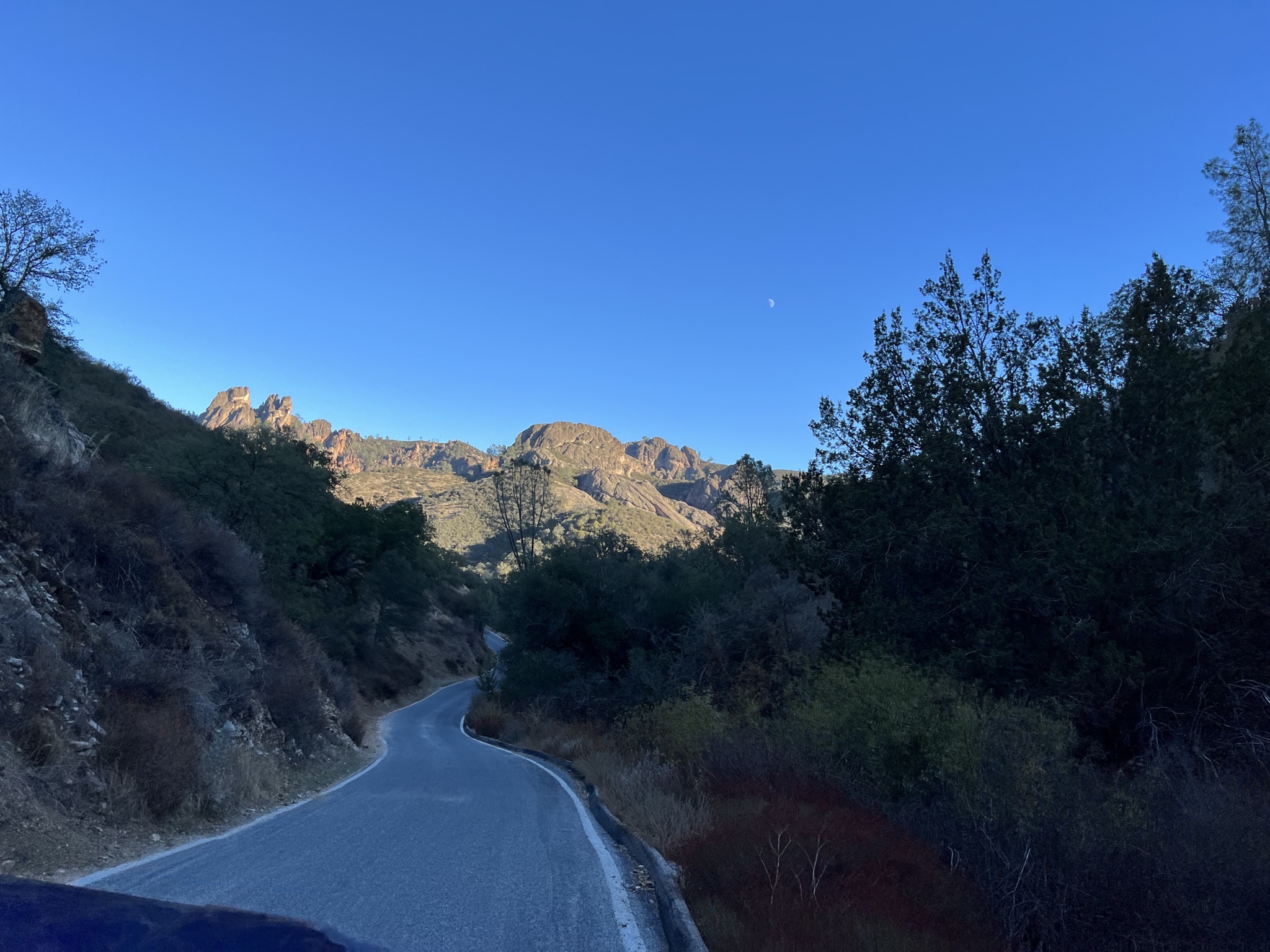 Road and rocks