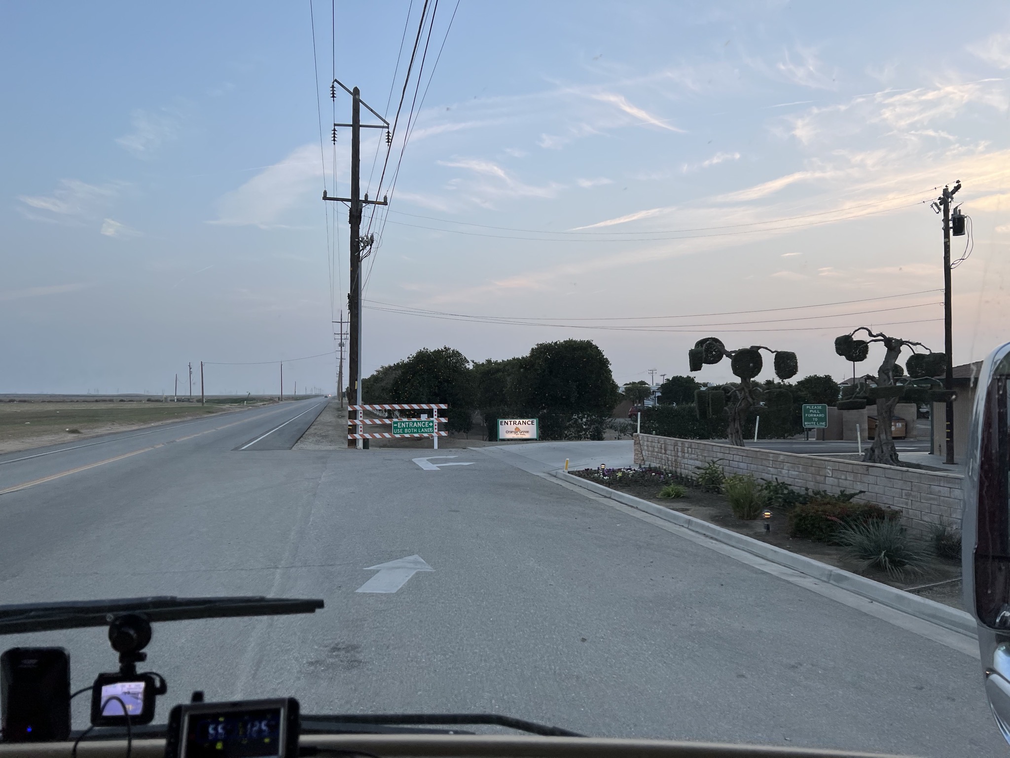 Campground entrance