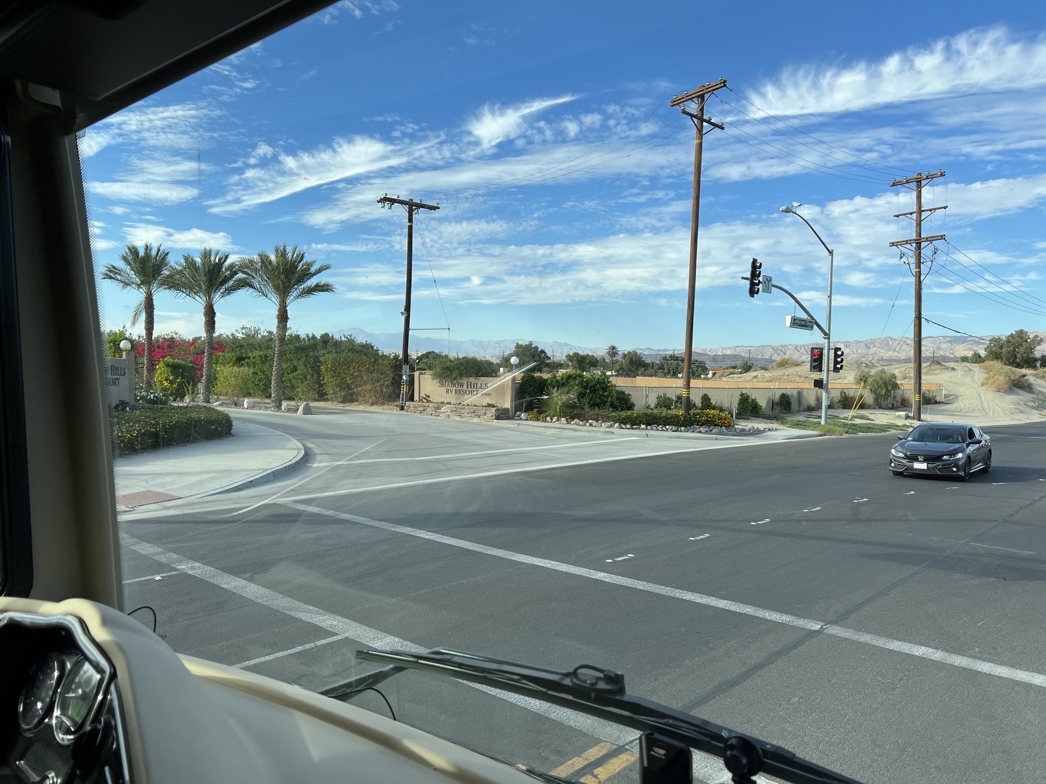 Shadow Hills RV Resort entrance