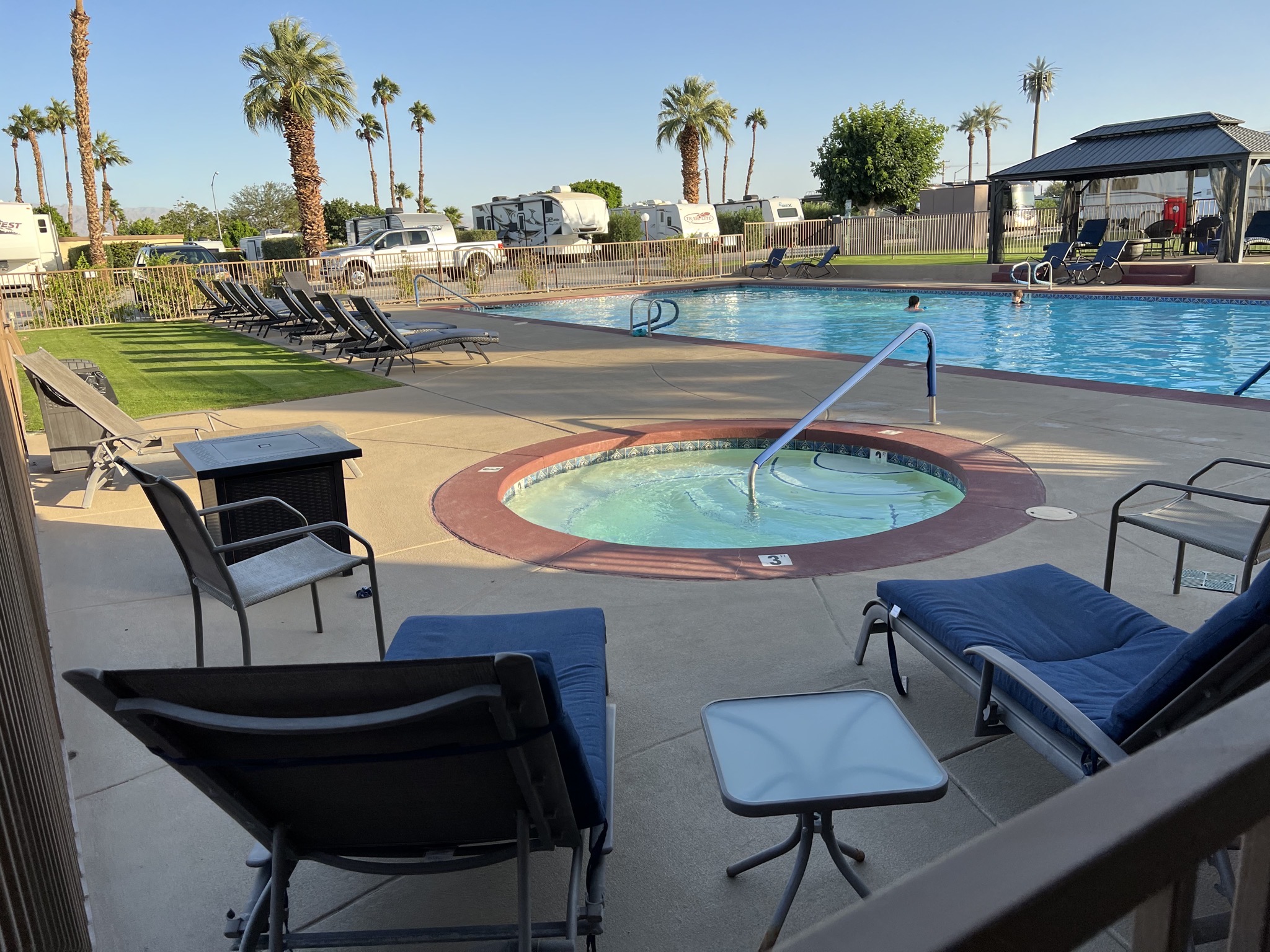 Pool area