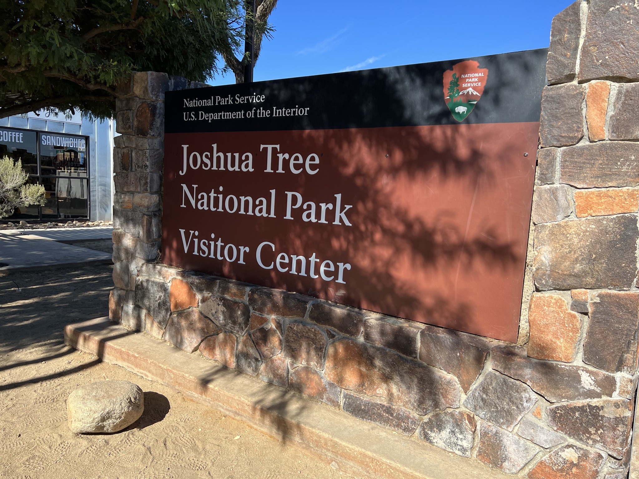 Joshua Tree National Park sign