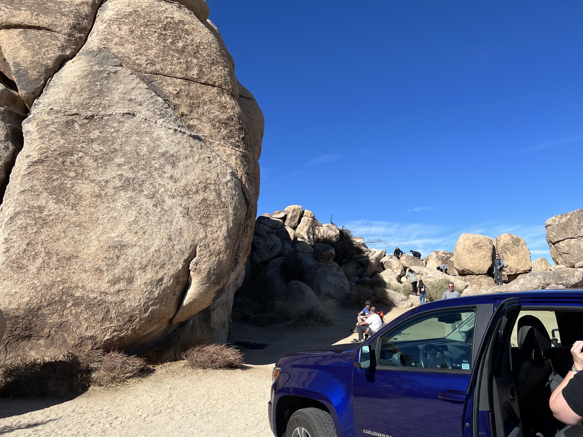 Rock and truck