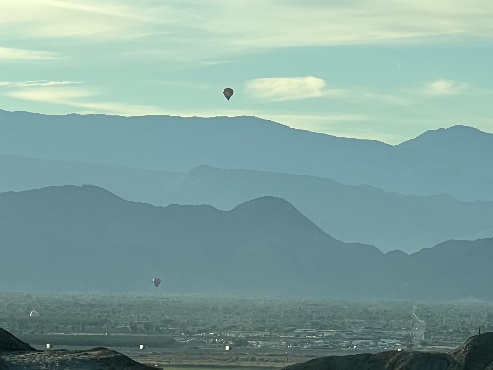 Hot air balloons