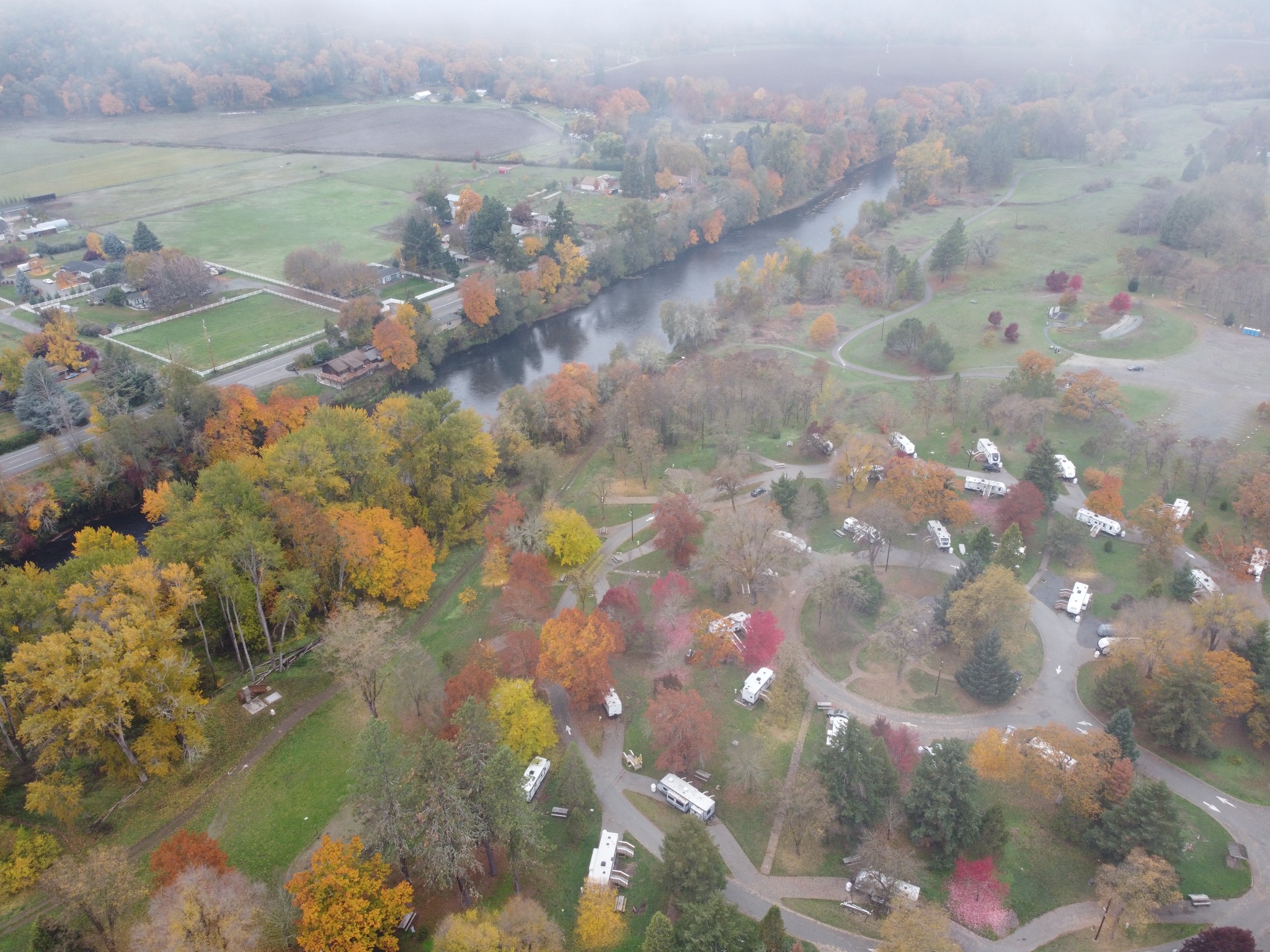 Rogue River and campground