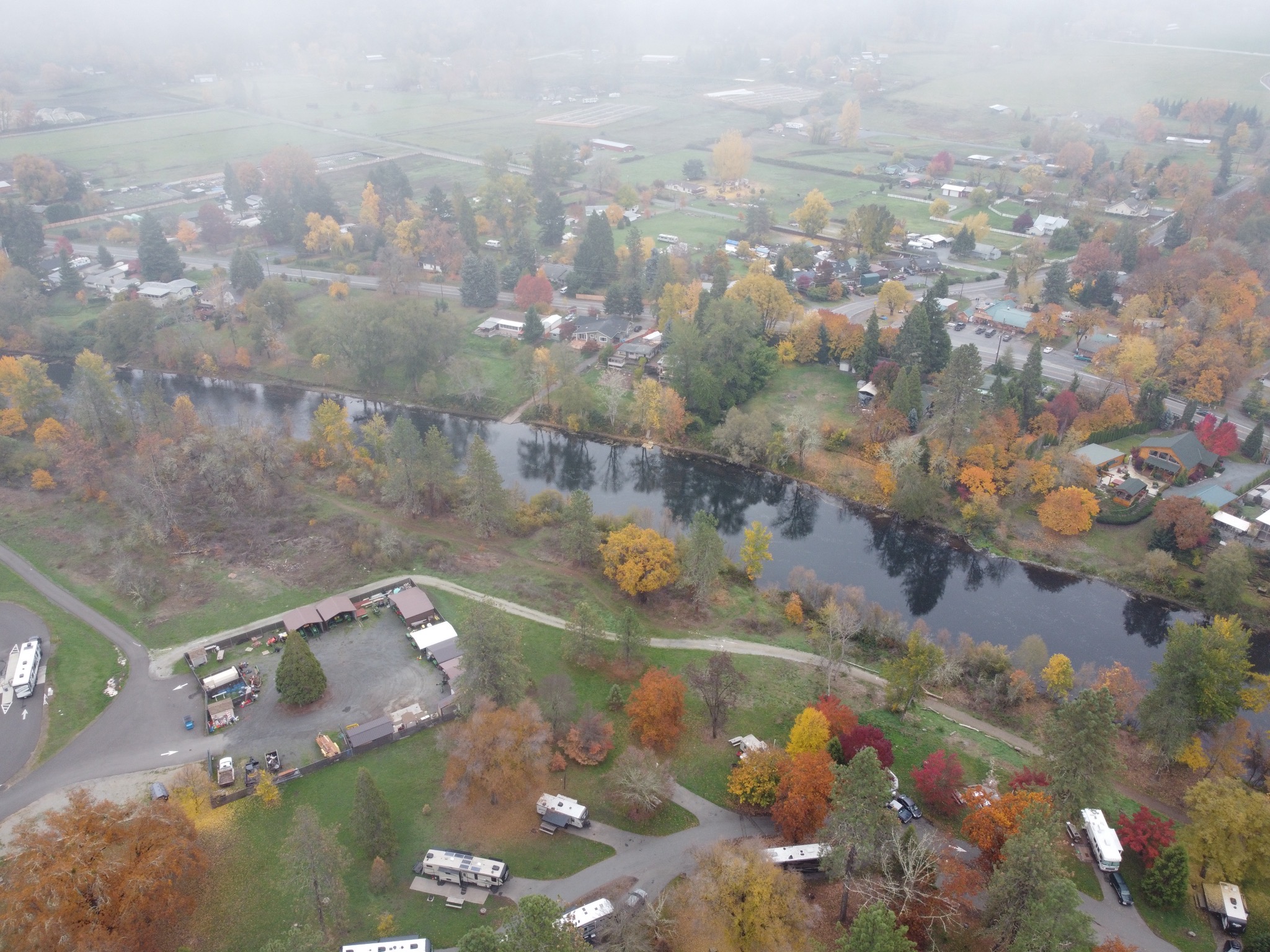 Rogue River and campground