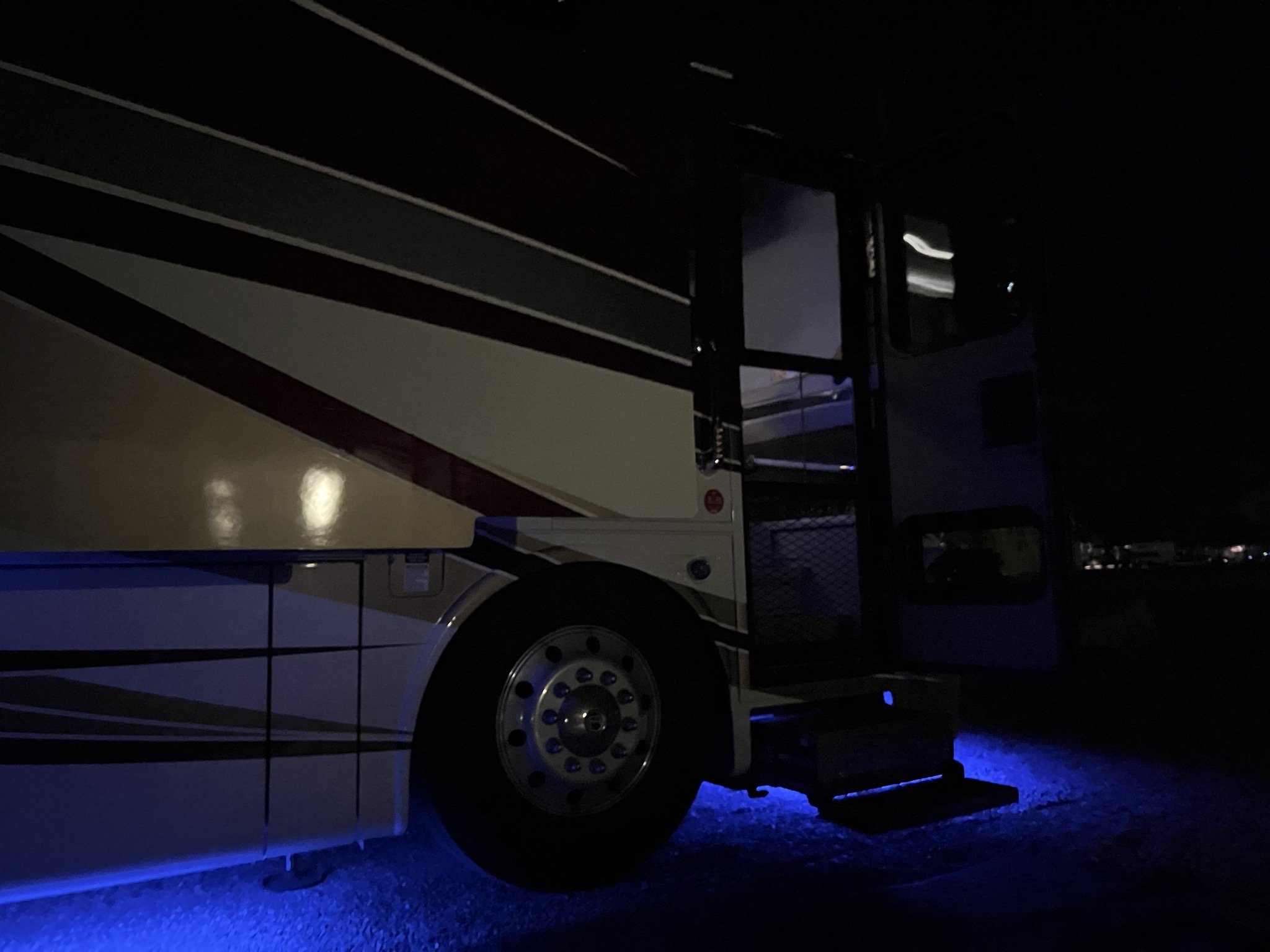 Coach ground effect lights