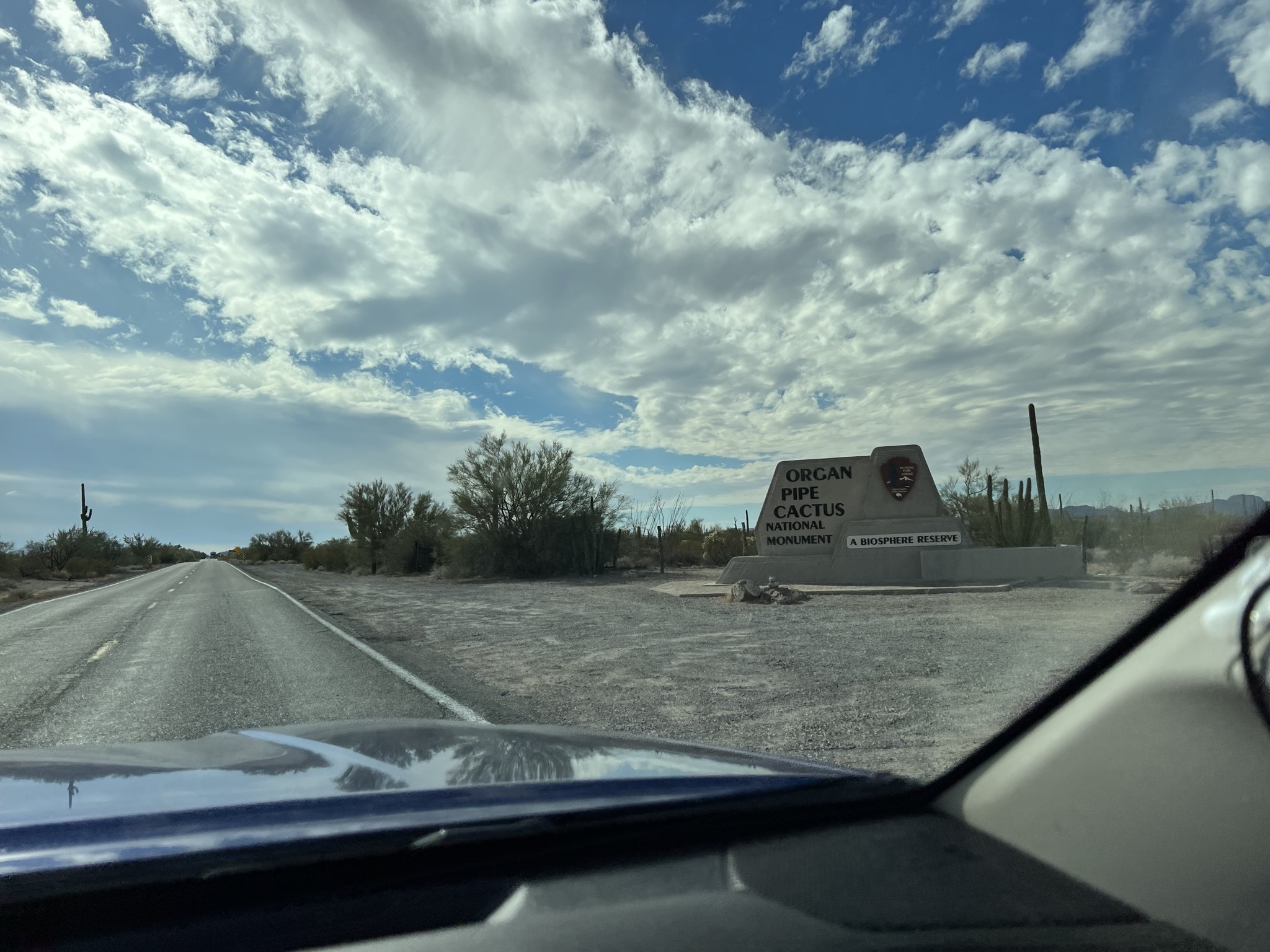 Organ Pipe Cactus National Monument sign