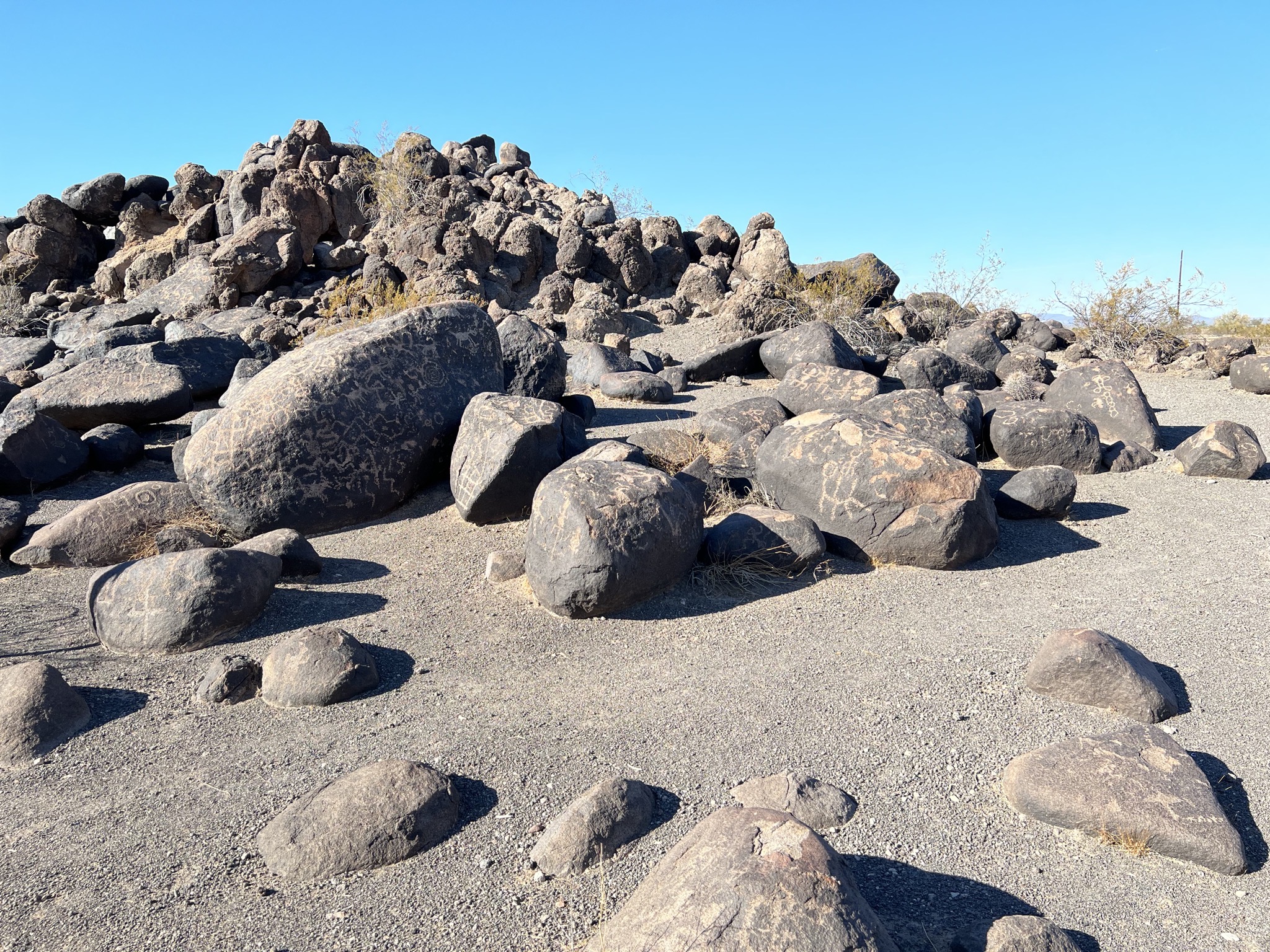 Petroglyph rocks