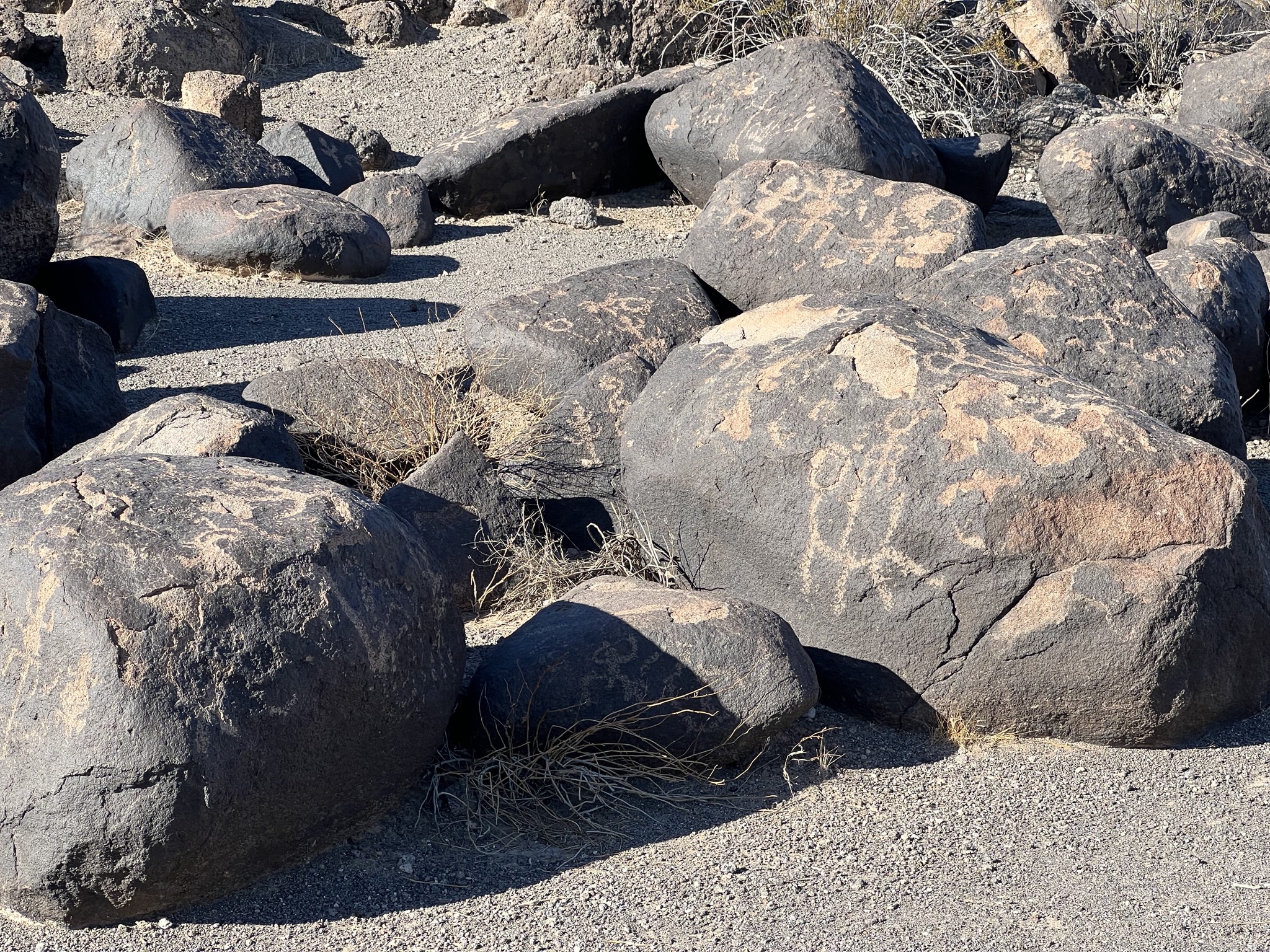 Petroglyph rocks