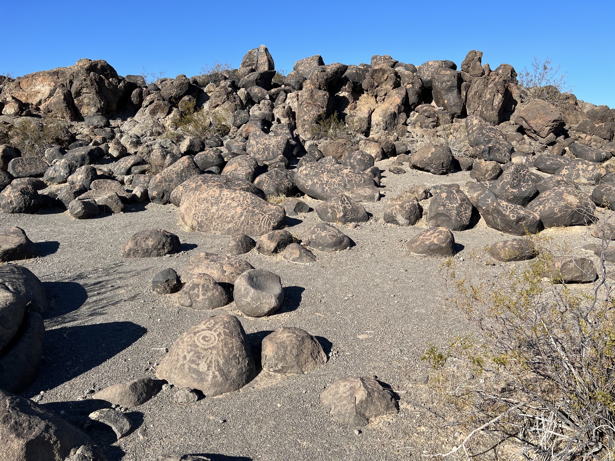 Petroglyph rocks