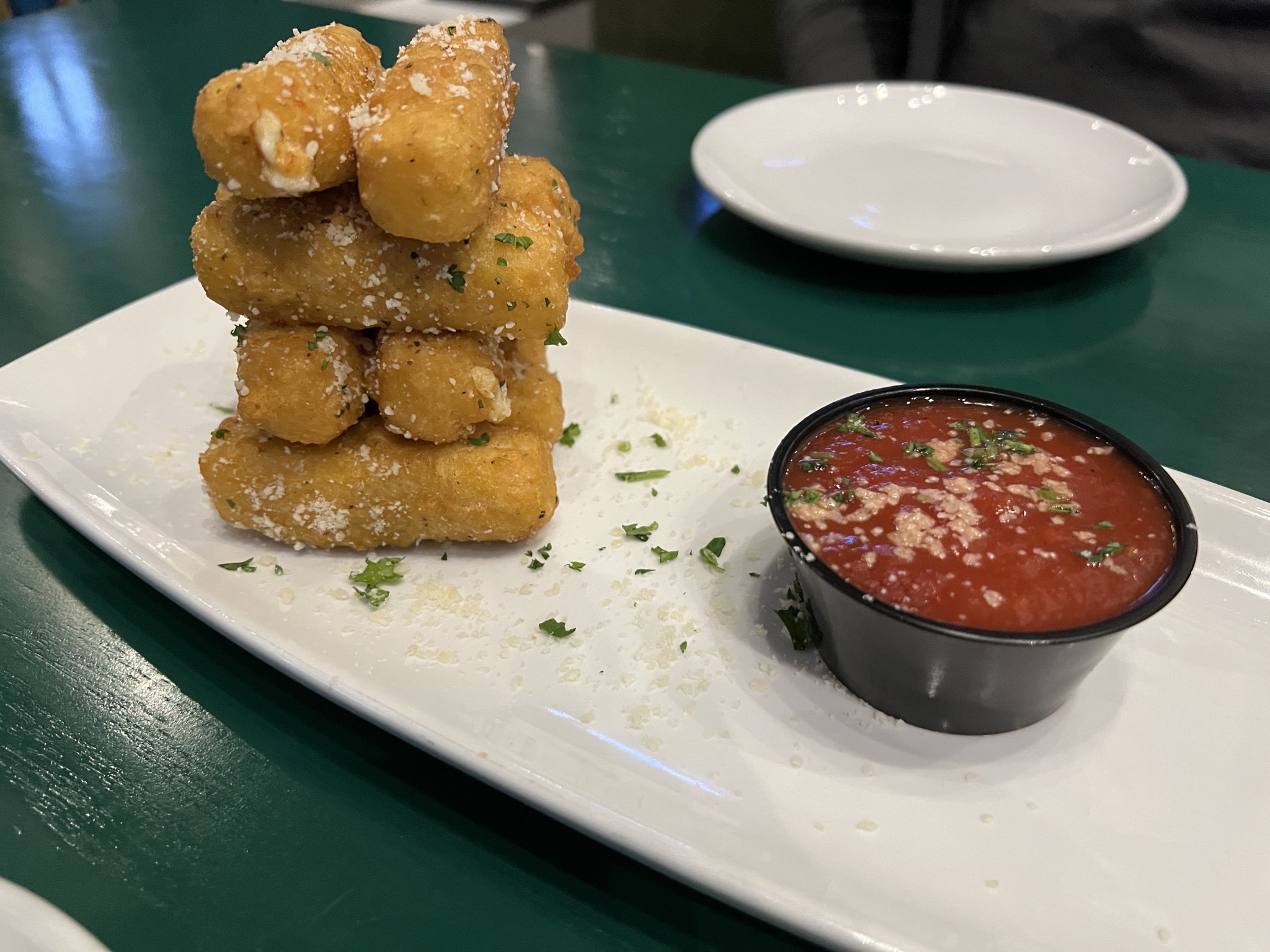 Cheese stick tower