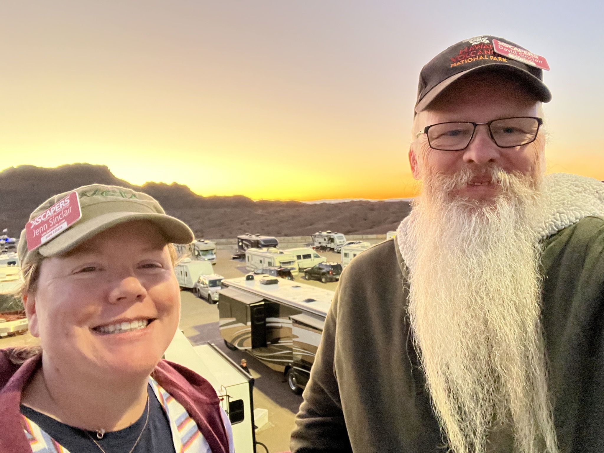 Sunset selfie