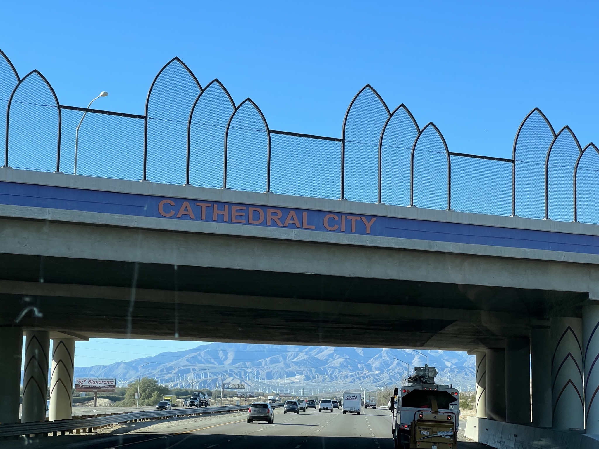 Cathedral City bridge