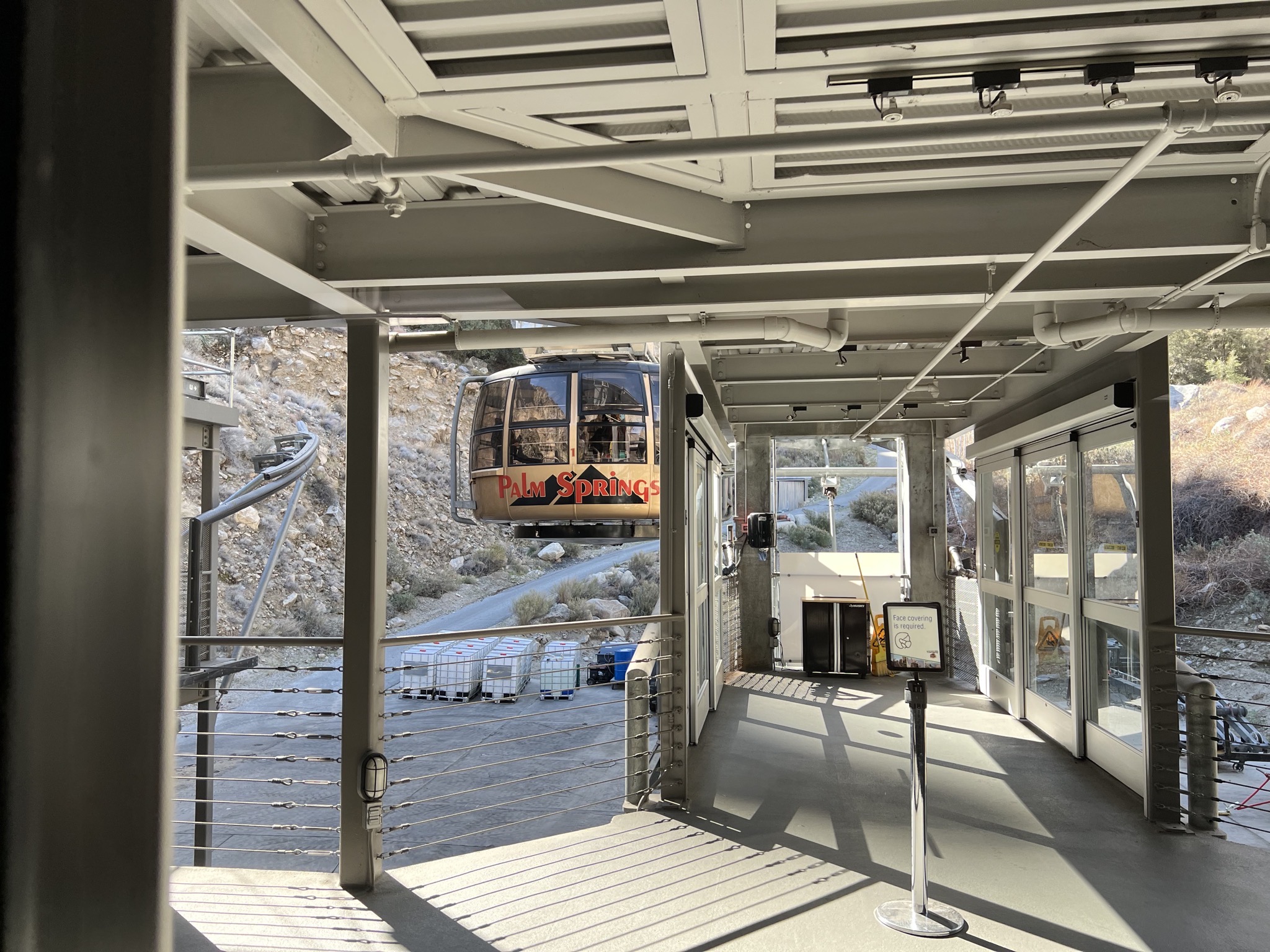 Tram arriving