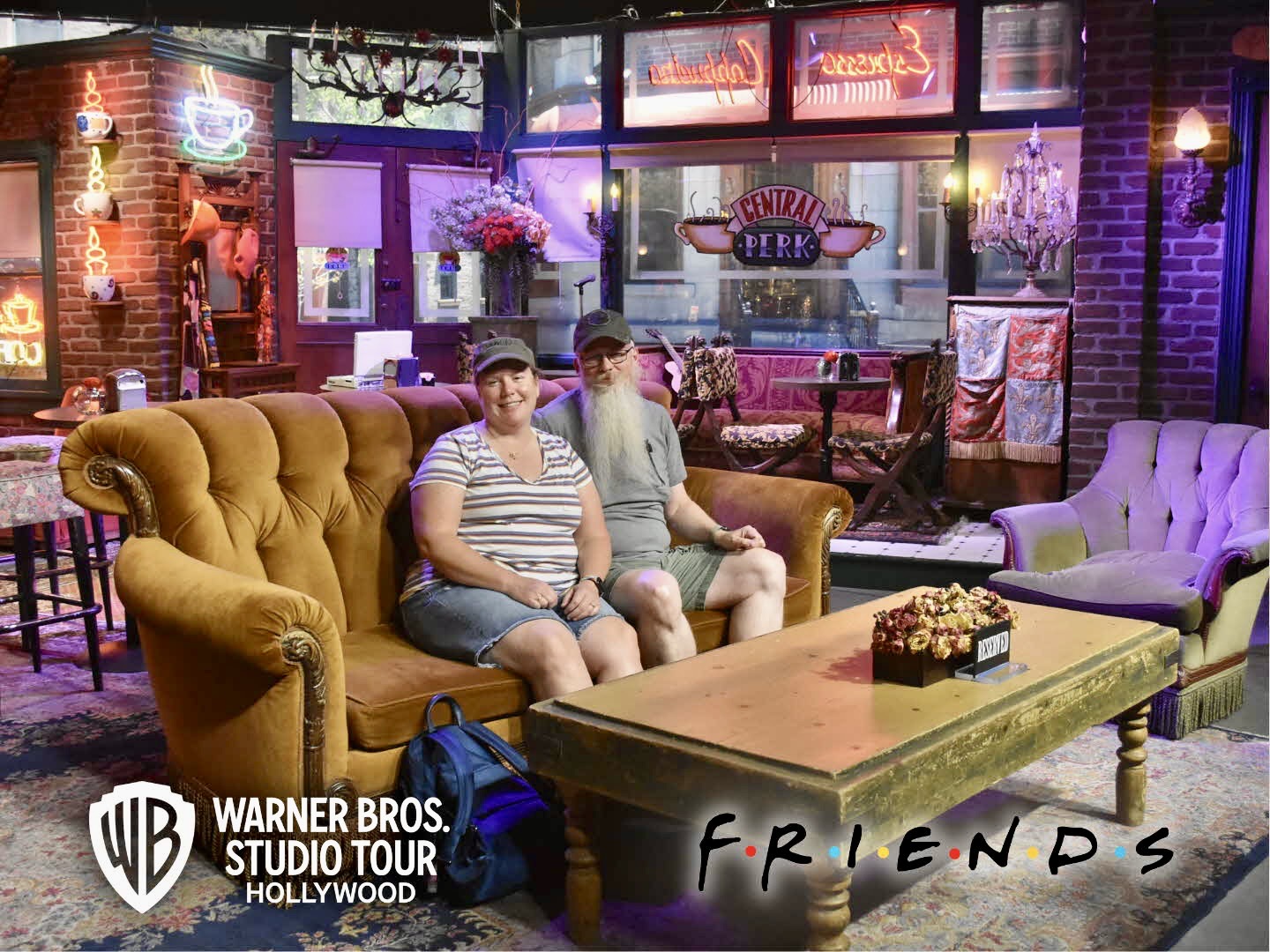Friends set photo op