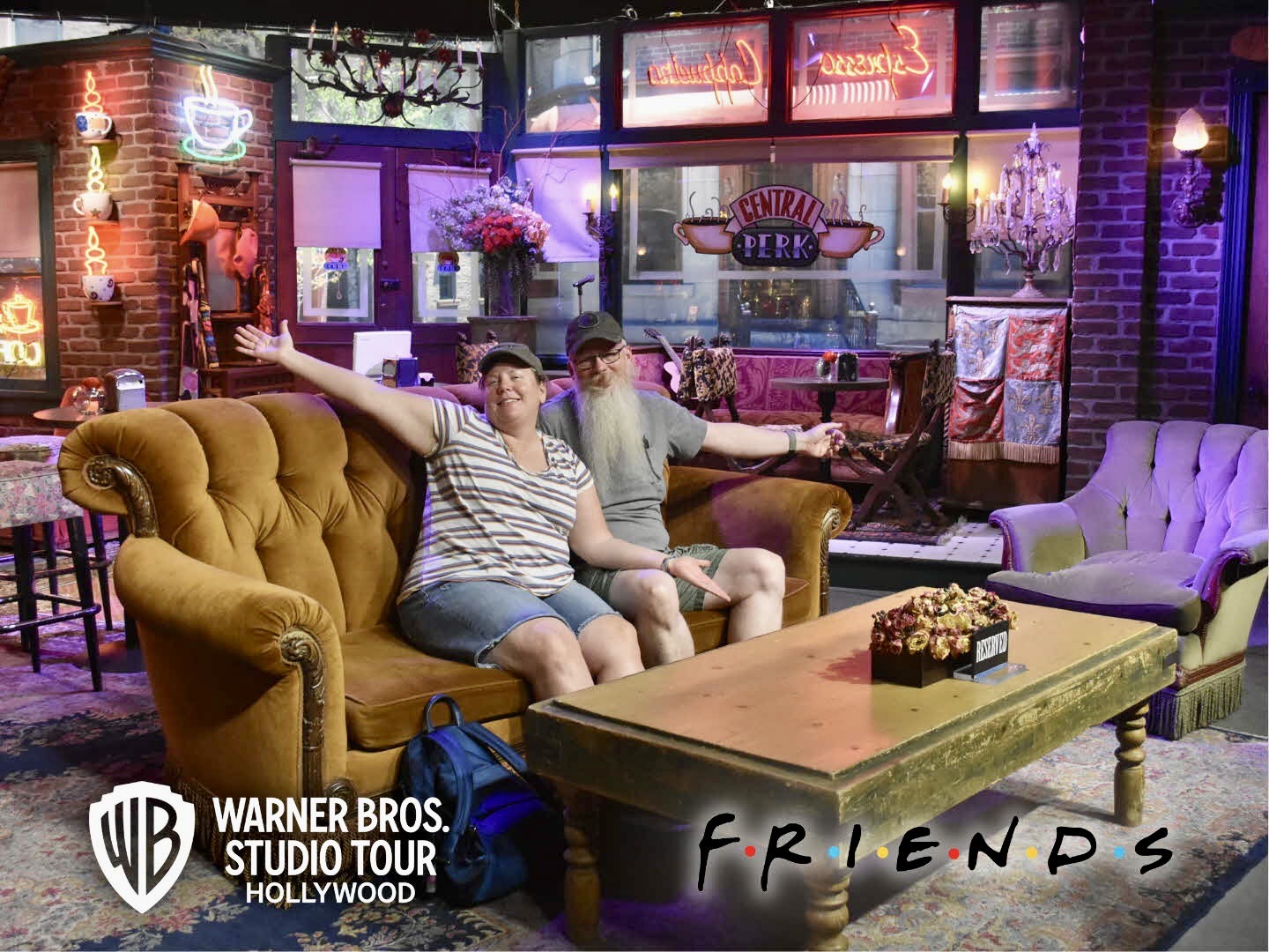 Friends set photo op