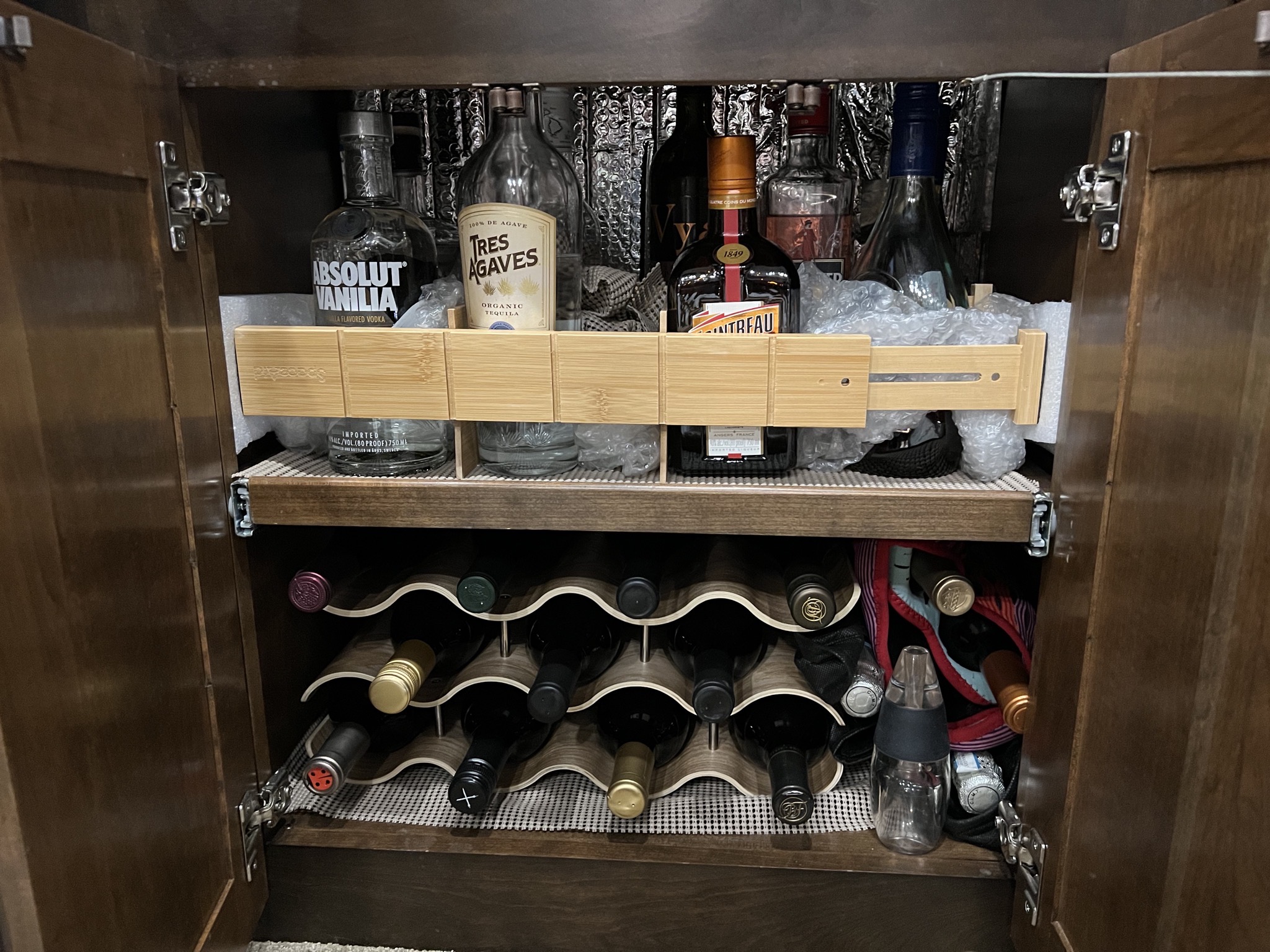 Liquor holder and wine rack