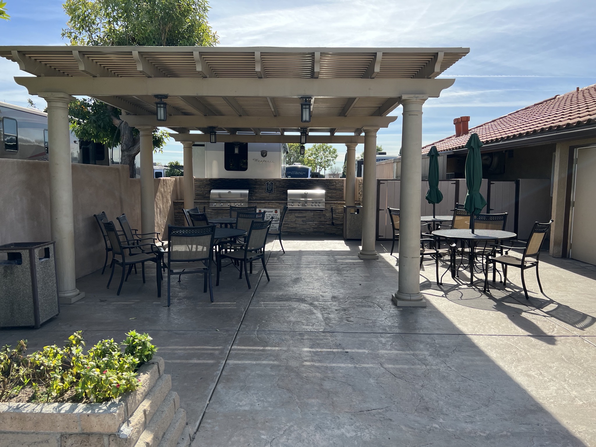 BBQ area