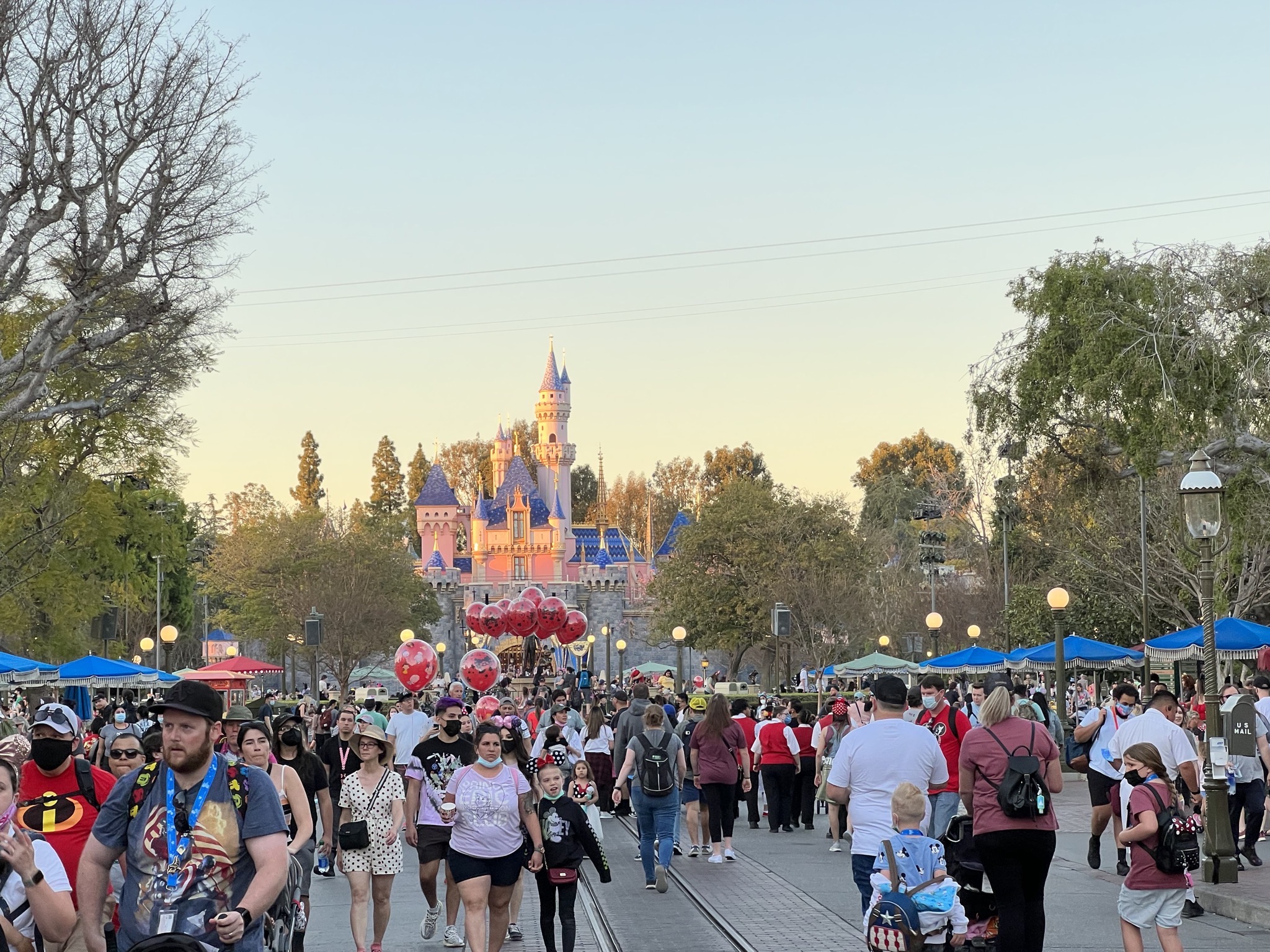 Castle at sunset