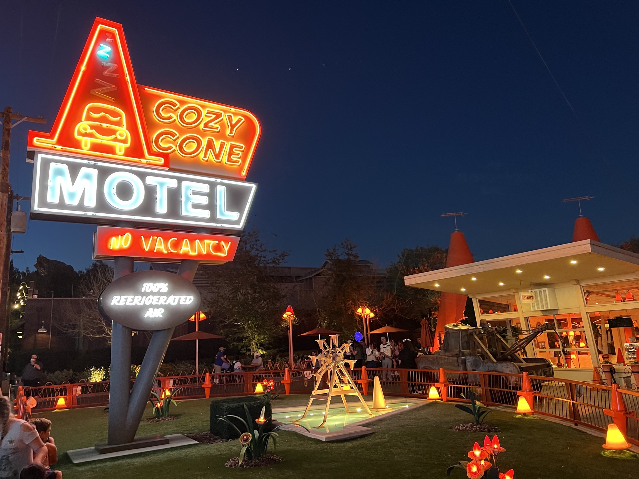 Radiator Springs neon