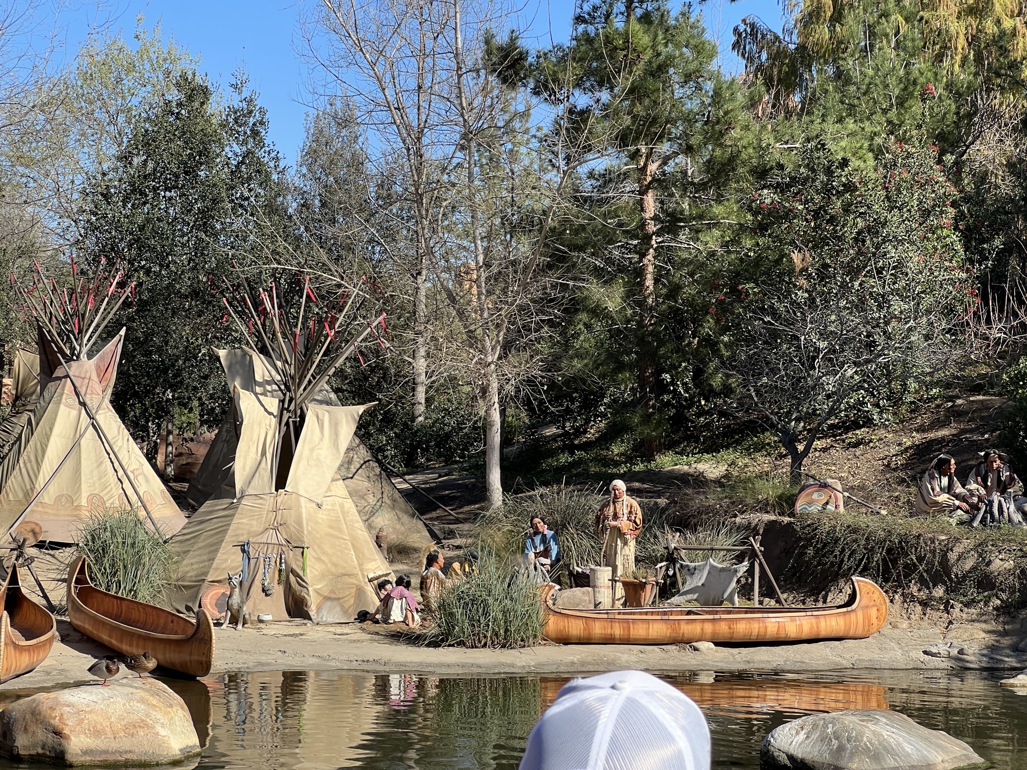 Raft from Tom Sawyer Island