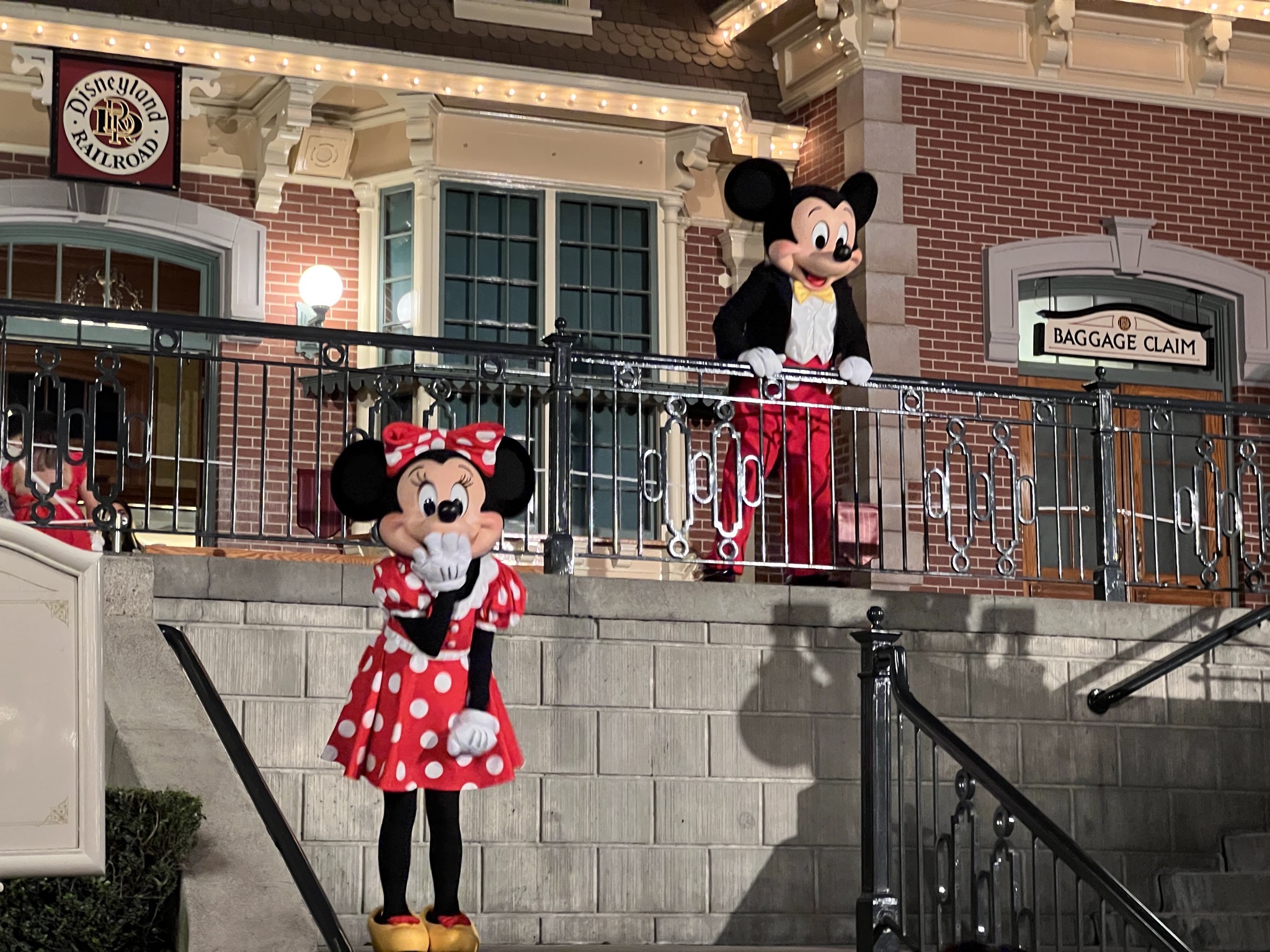 Minnie and Mickey Mouse