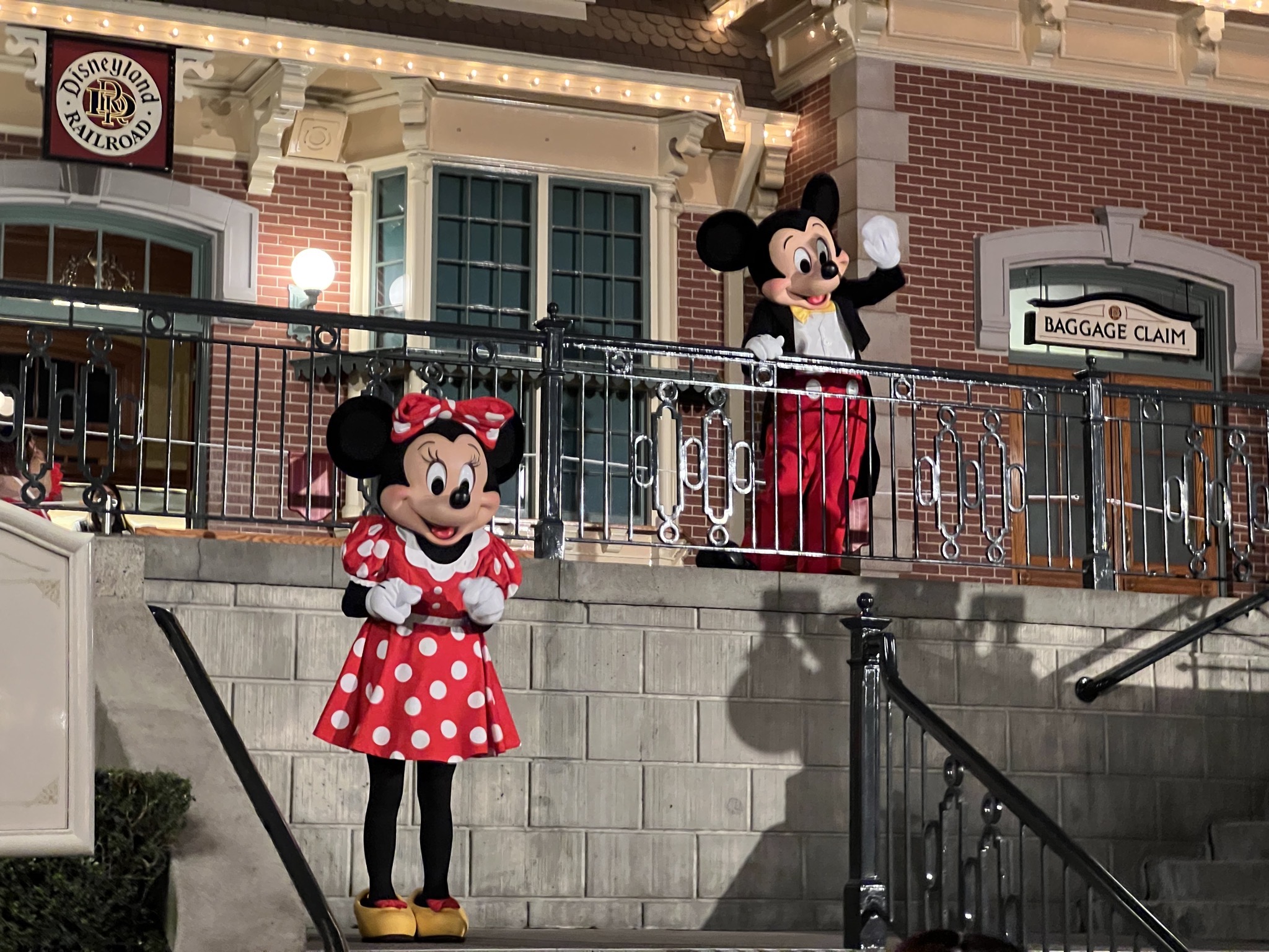 Minnie and Mickey Mouse
