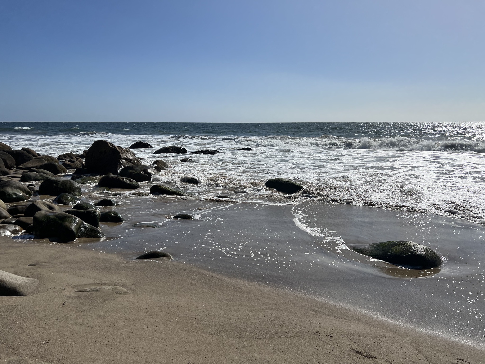 Rocks and ocean