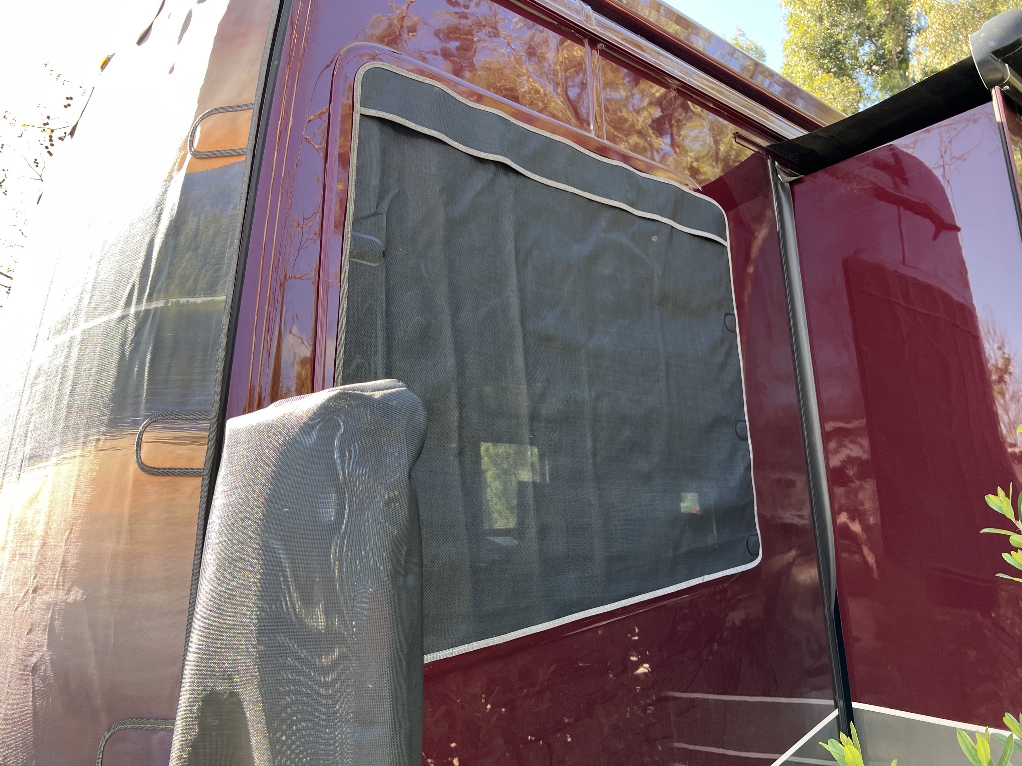 Shade installed