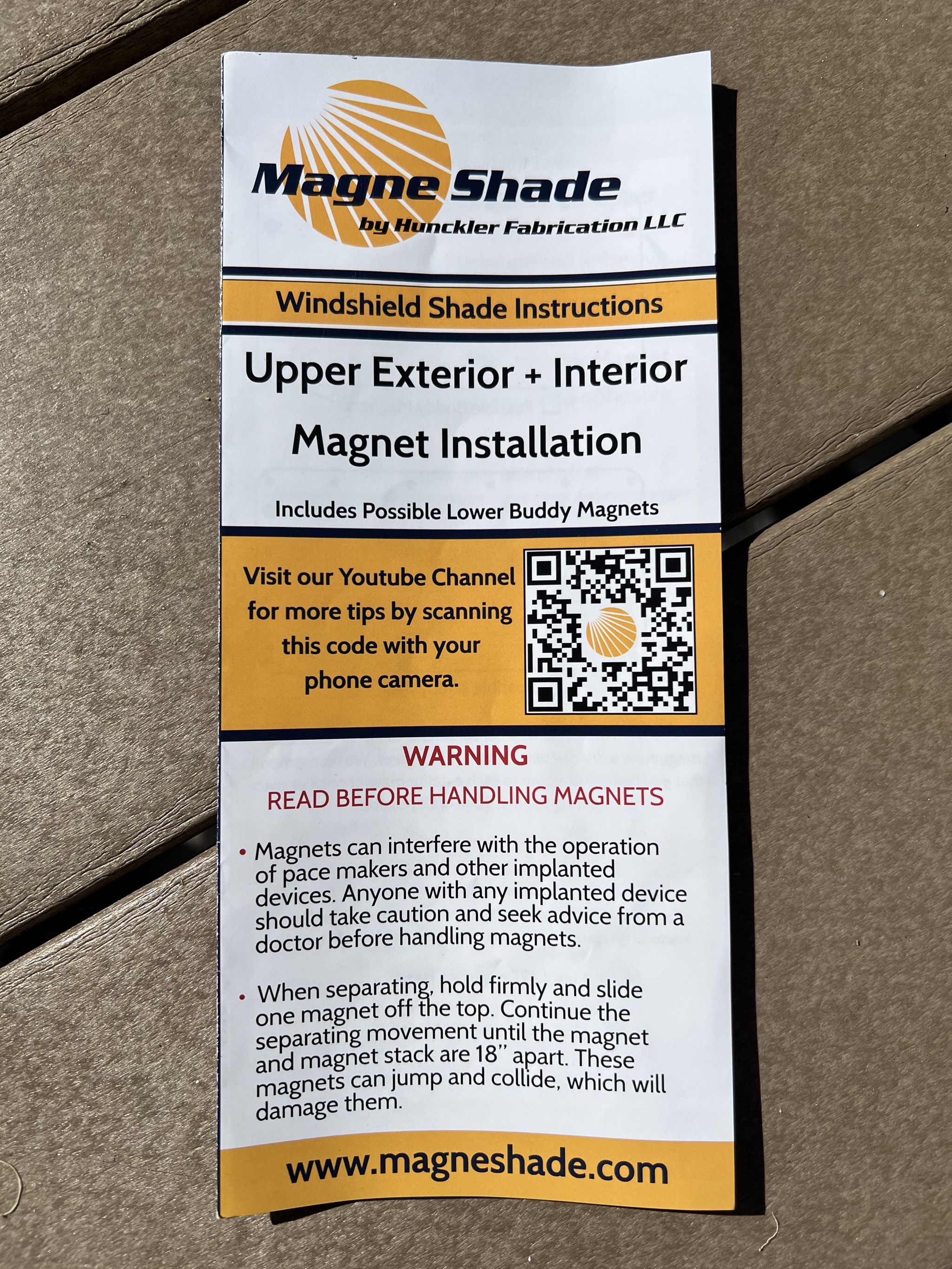 Installation instructions