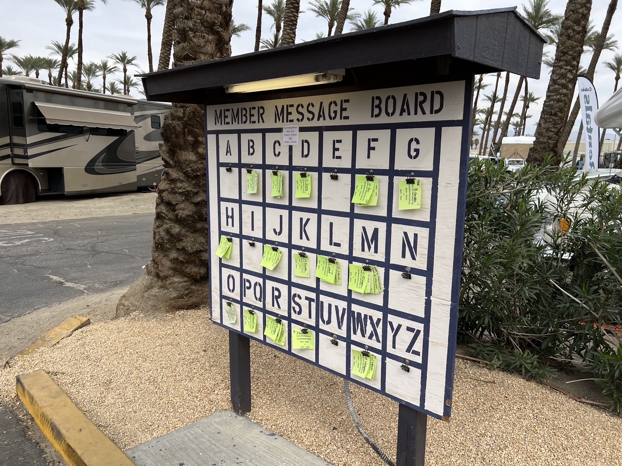 Message board